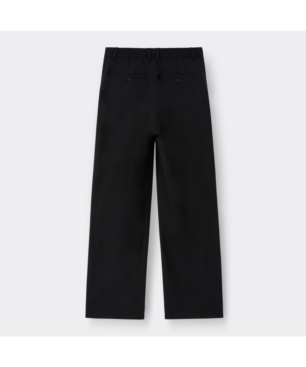커스텀멜로우(CUSTOMELLOW) Black Wide Fit Pants C9PAW25541BKX