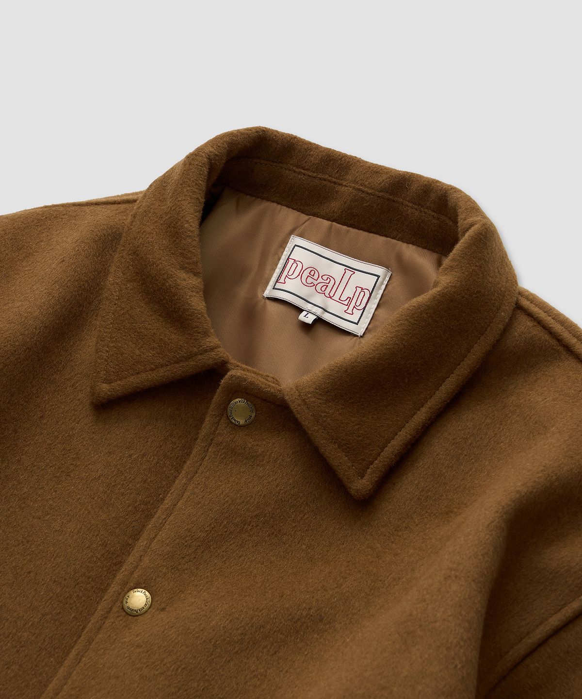 필프(PEALP) Wool Low Liner Half Jacket 23(Camel)