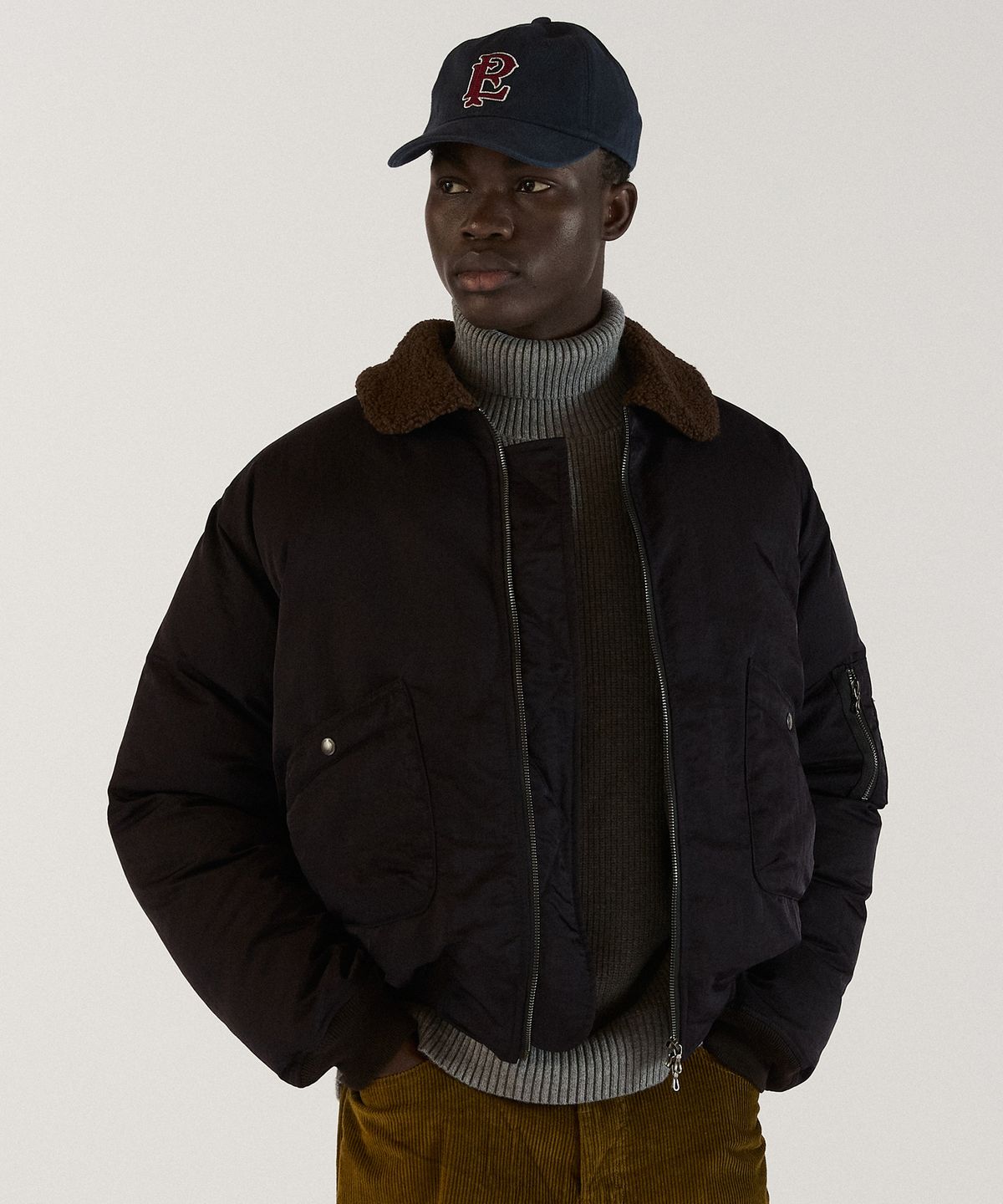 필프(PEALP) Hangar Days MA-1 Bomber Jacket 25(Navy)