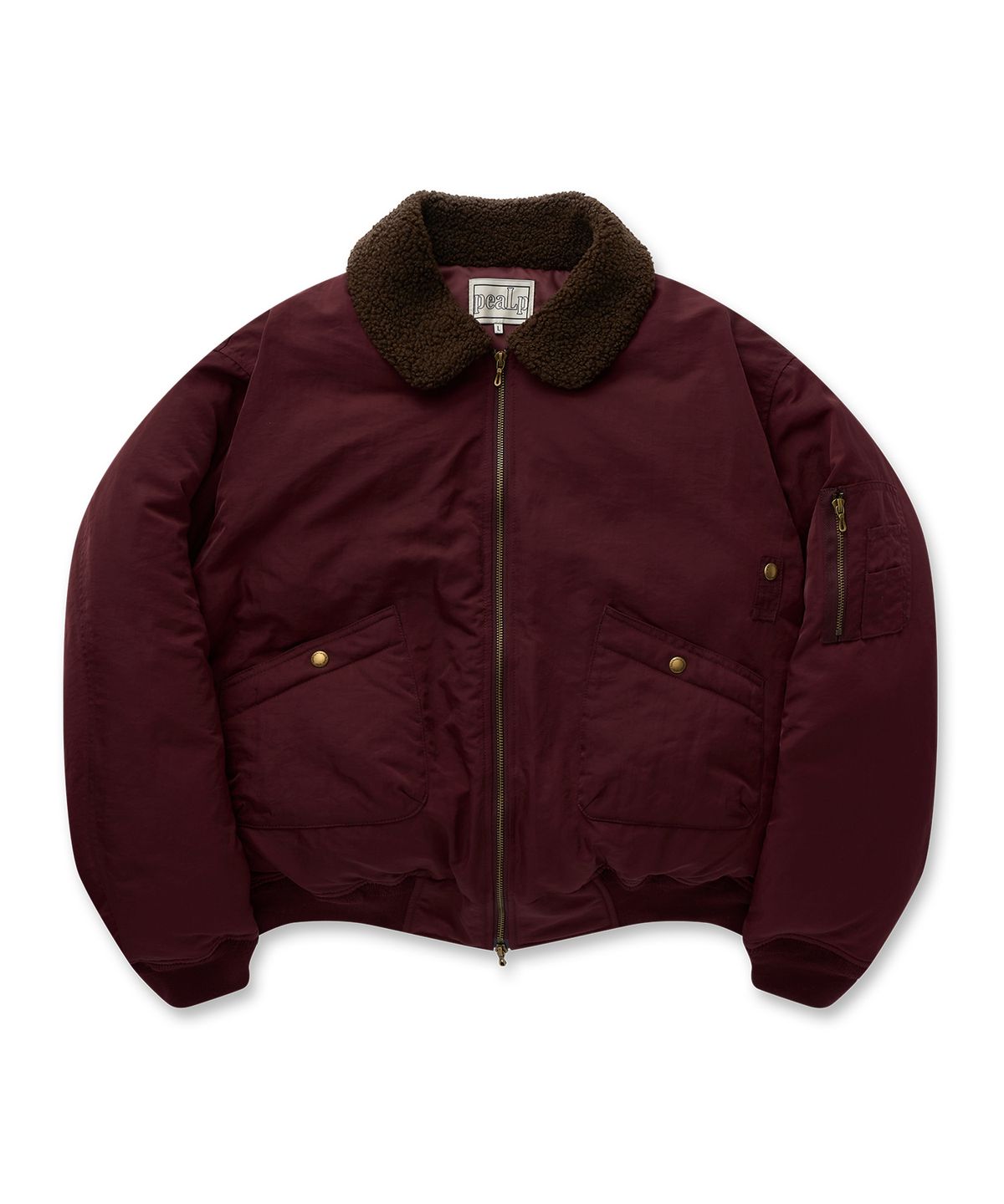 필프(PEALP) Hangar Days MA-1 Bomber Jacket 25(Burgundy)