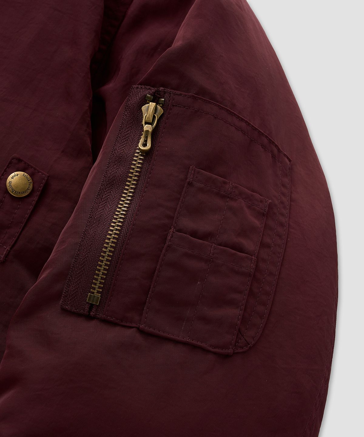 필프(PEALP) Hangar Days MA-1 Bomber Jacket 25(Burgundy)