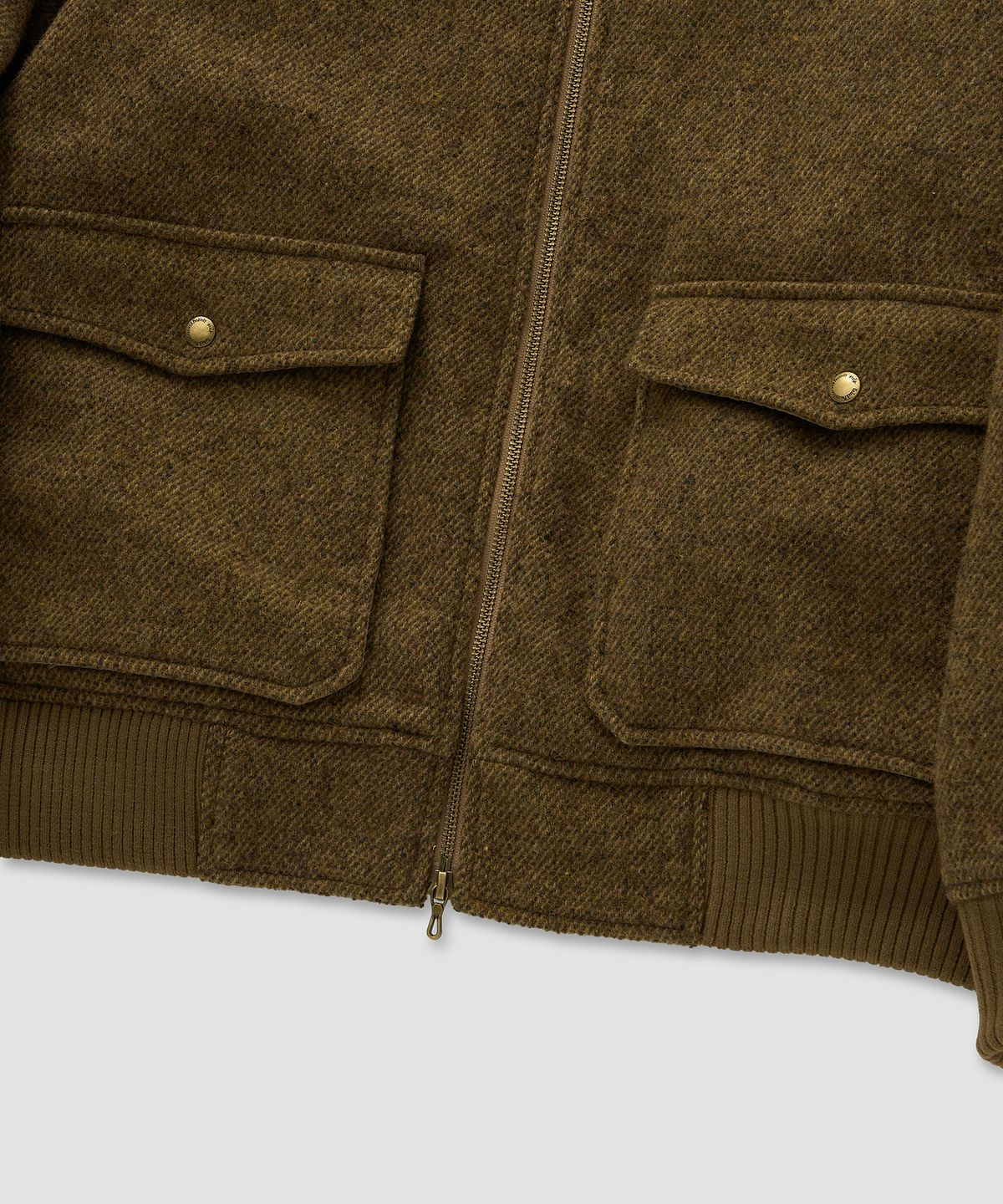 필프(PEALP) Heritage Wool Zip-Up Jumper 26(Beige)