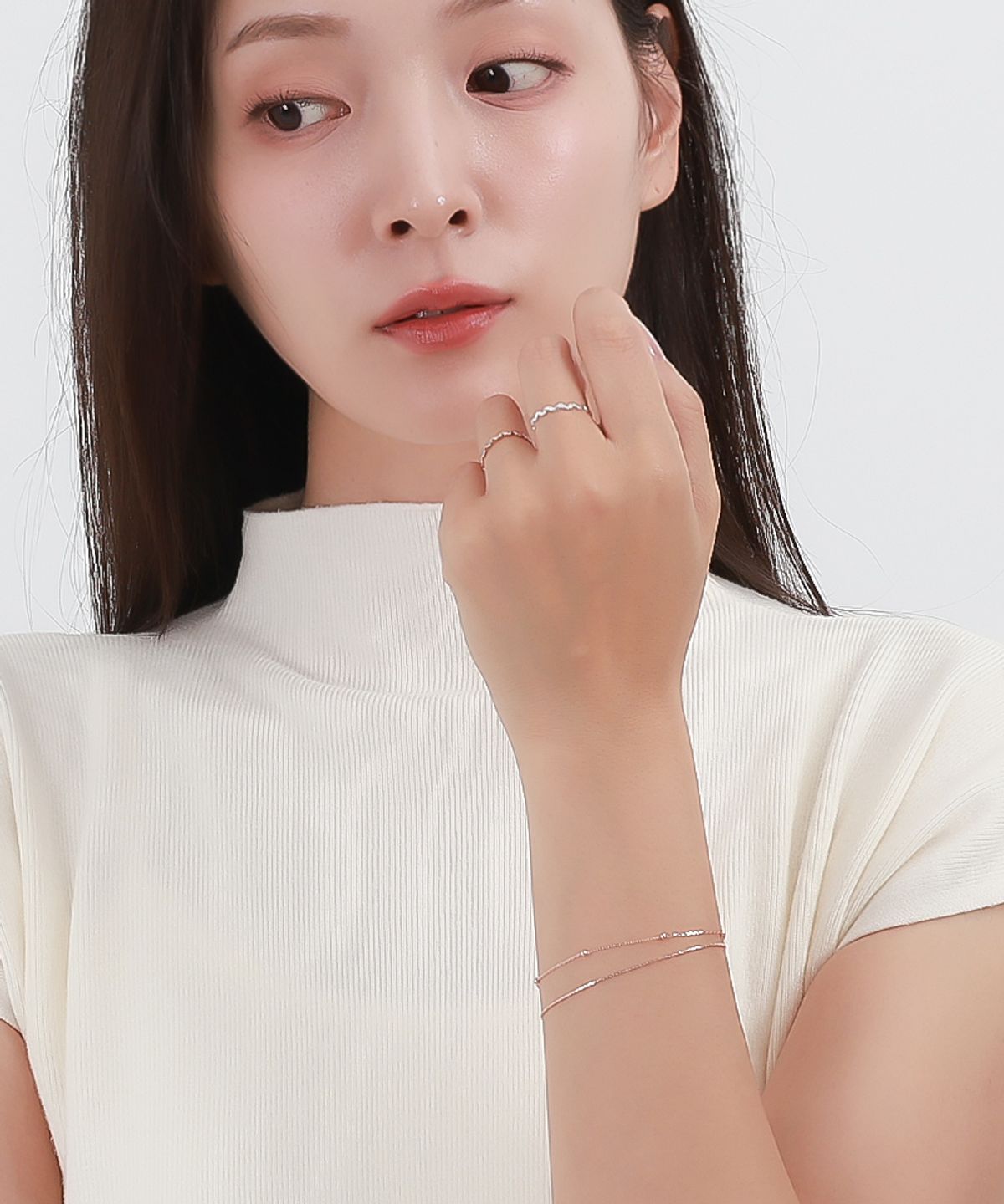 블랑시에르(BLANCIER) 러블리 라인 BL253B1204 여자 팔찌