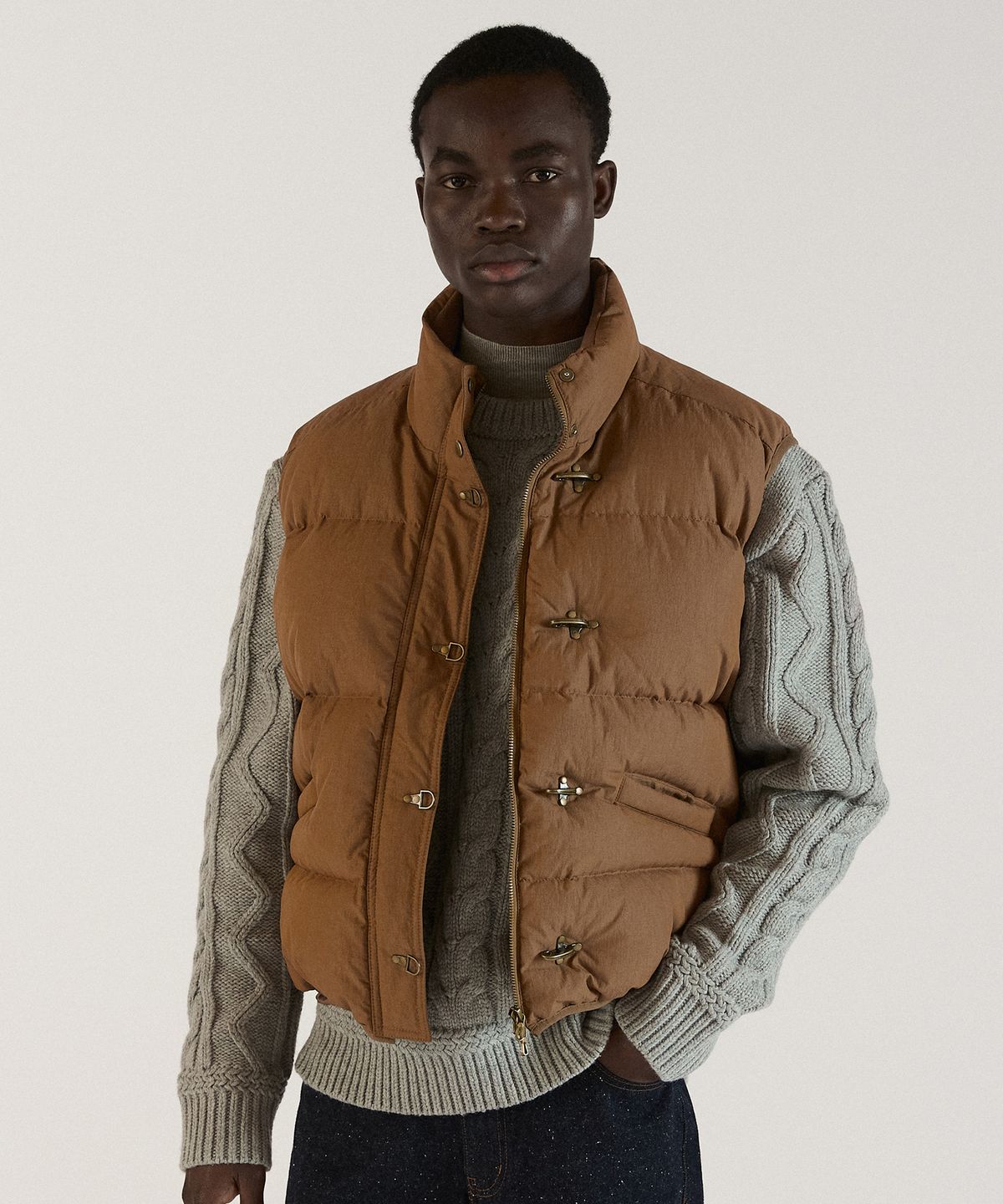 필프(PEALP) Turn-Buckle Padded Vest 24(Beige)