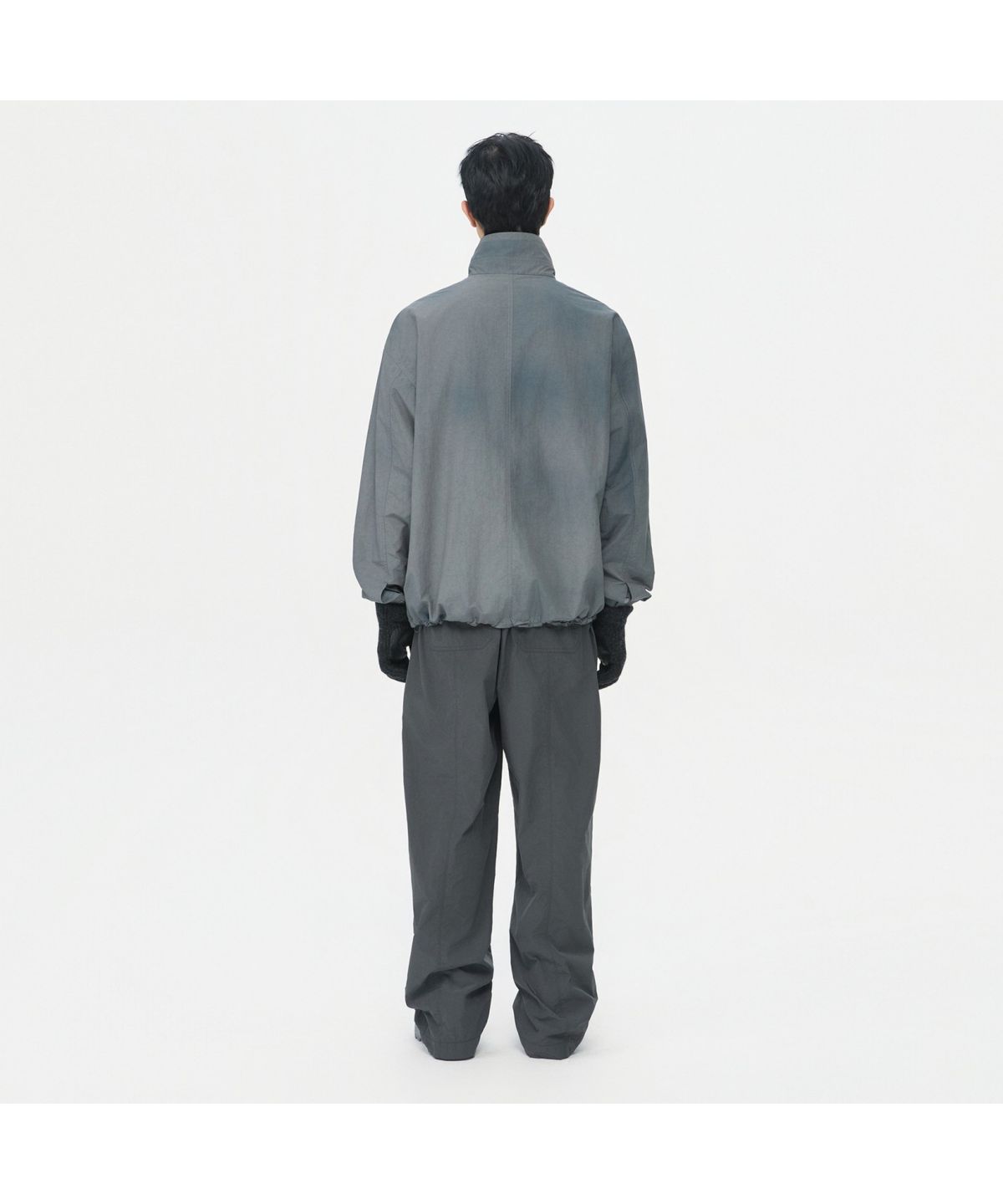 커스텀멜로우(CUSTOMELLOW) Grey Side Zip Detail Pants CWPAW25553GYD