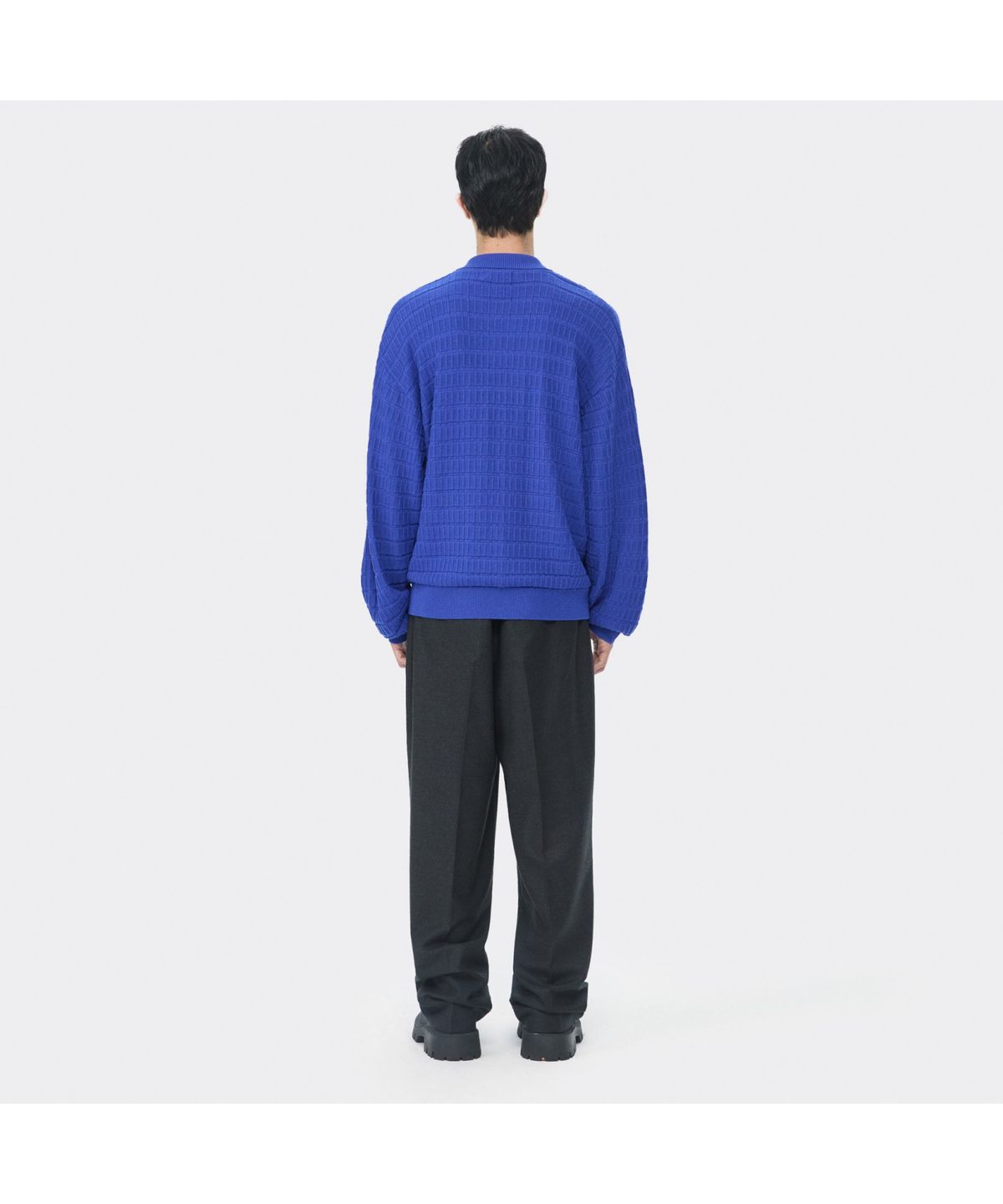 커스텀멜로우(CUSTOMELLOW) Grey Wide Fit Pants CWPAW25541GYD