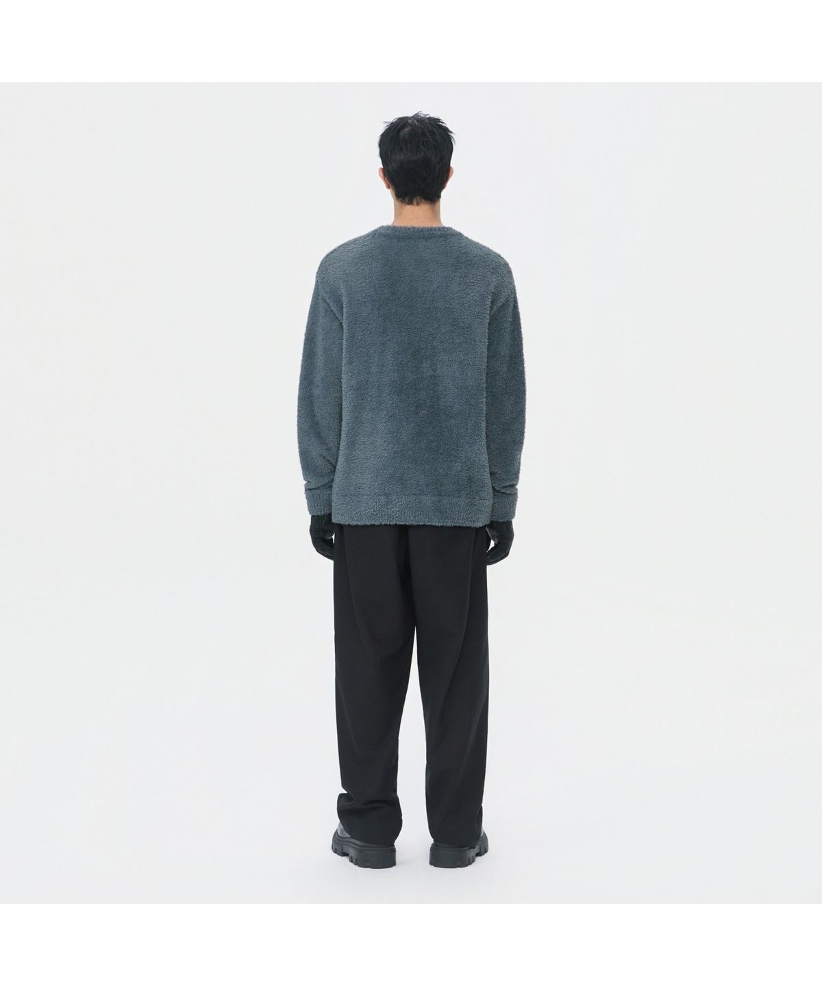 커스텀멜로우(CUSTOMELLOW) Black Wide Fit Pants CWPAW25541BKX