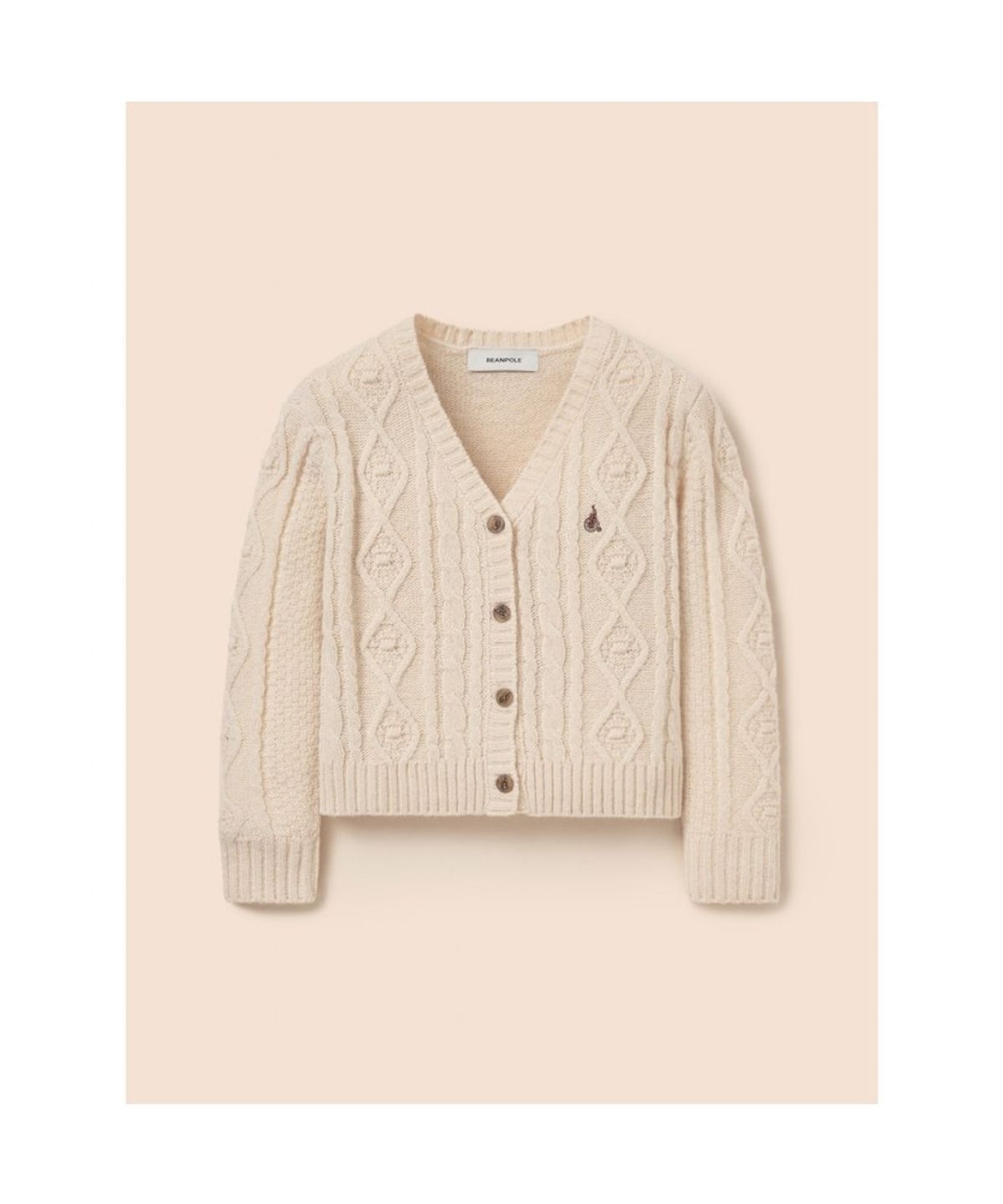 빈폴 키즈(BEANPOLE KIDS) 여아 피셔맨 카디건  레몬 (BI5X5AG02F)