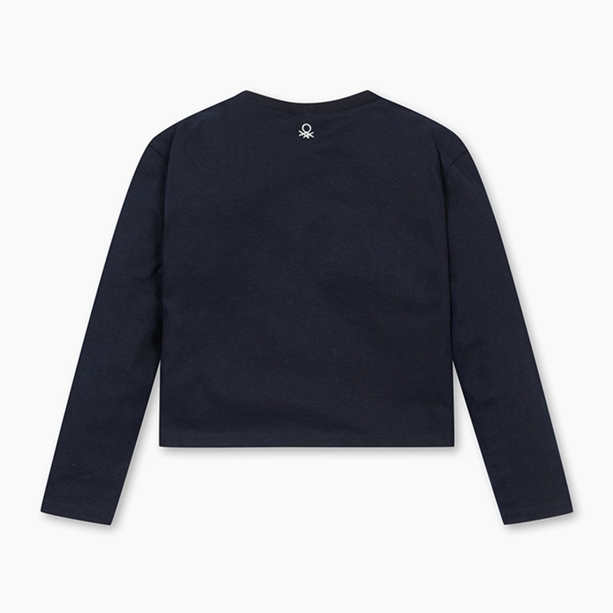 베네통키즈(BENETTONKIDS) 크롭 티셔츠_3IVWC10PXBK