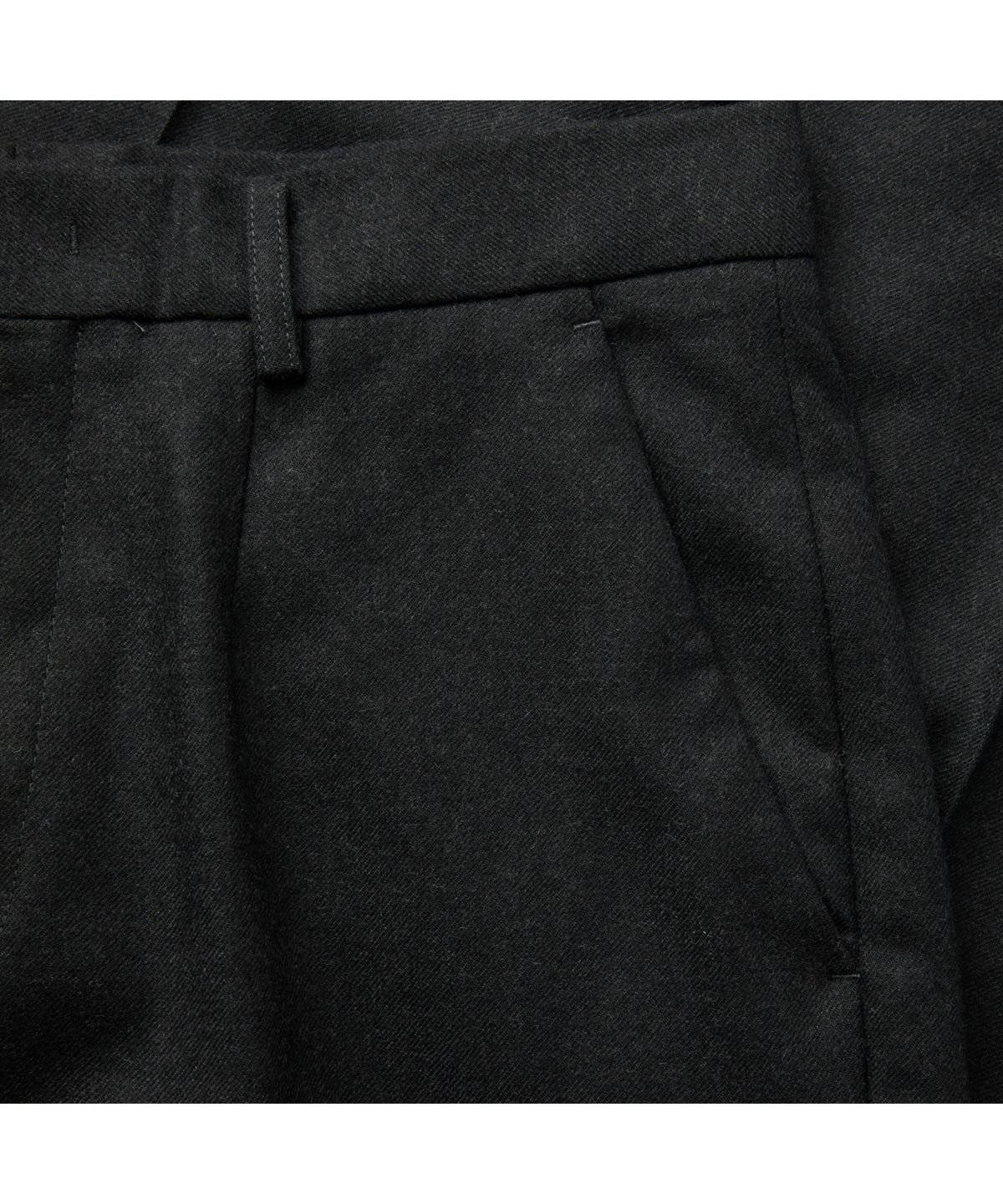 커스텀멜로우(CUSTOMELLOW) Grey Wide Fit Wool Setup Pants CWPAW25843GYD