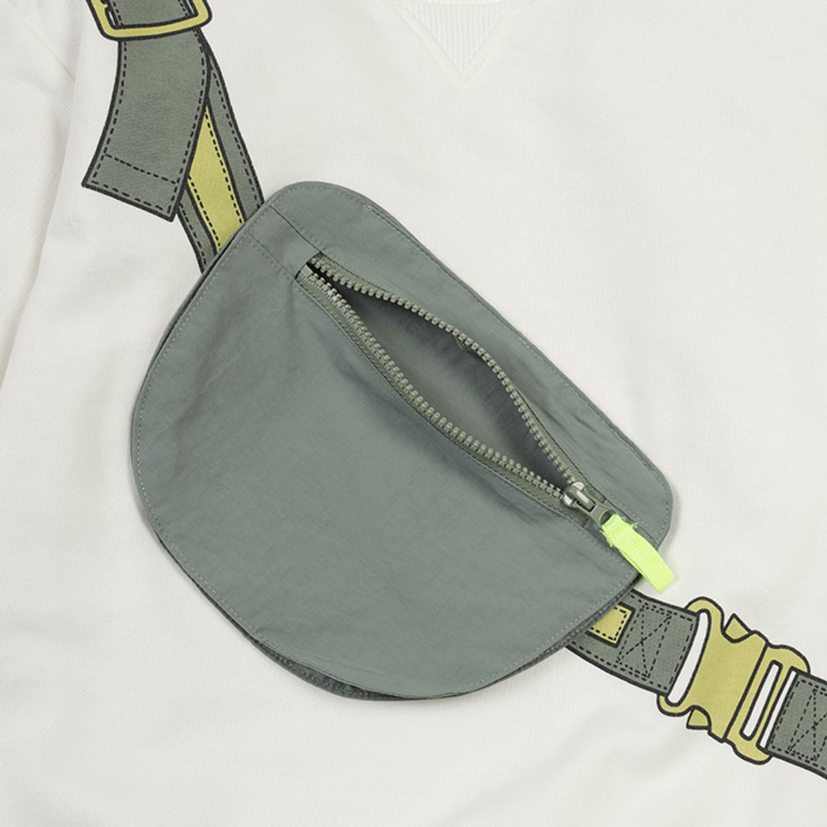 베네통키즈(BENETTONKIDS) 포켓 포인트 맨투맨_32N4G10KOKA