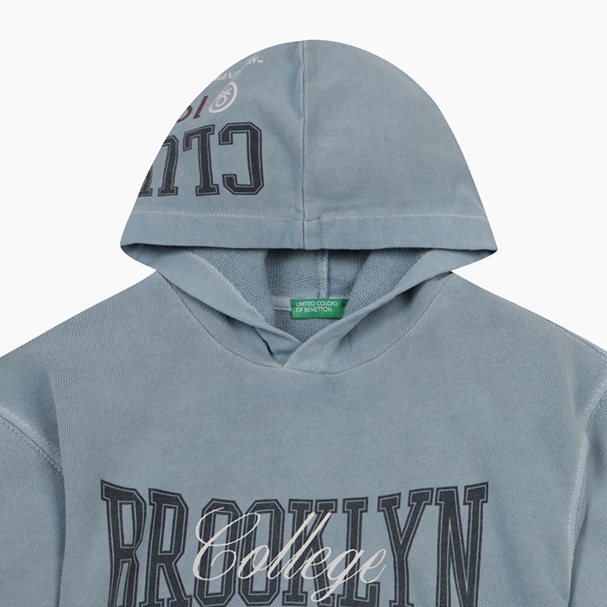베네통키즈(BENETTONKIDS) 후드 맨투맨_3WITC2054BL