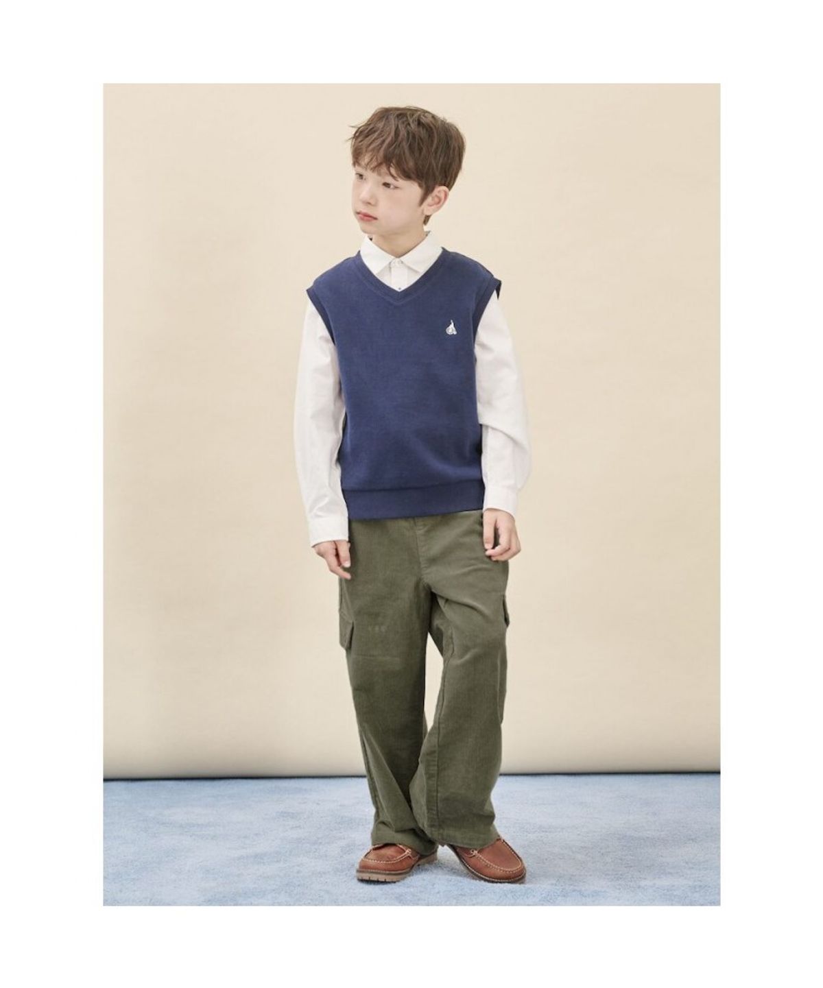 빈폴 키즈(BEANPOLE KIDS) 코듀로이 카고 팬츠  카키 (BI5X21U05H)