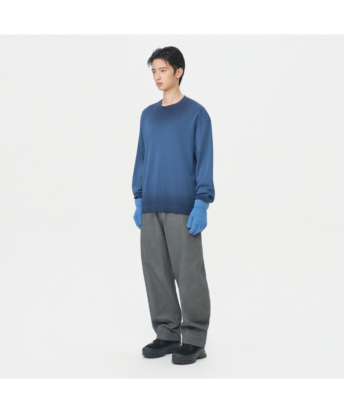 커스텀멜로우(CUSTOMELLOW) Navy Dyed T-shirt CWTAW25711NYX