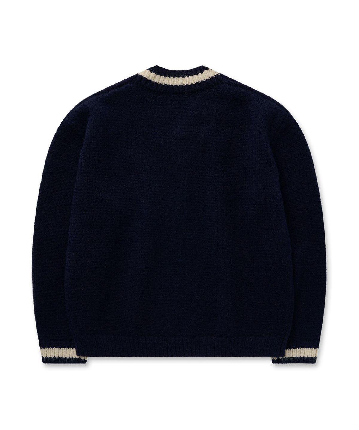 필프(PEALP) Varsity V-Neck Knit 29(Navy)