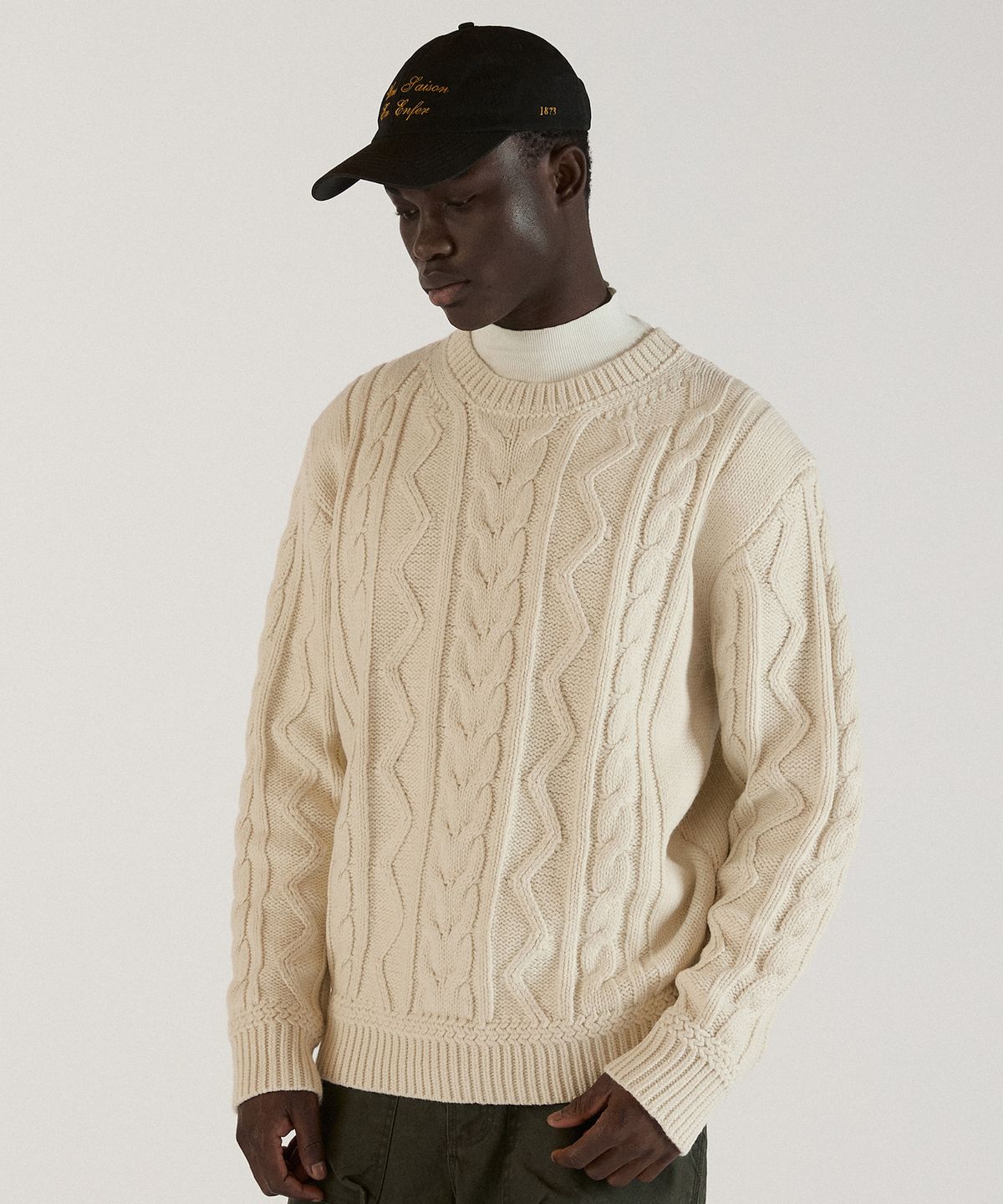 필프(PEALP) Cable Classic Knit 30(Ivory)
