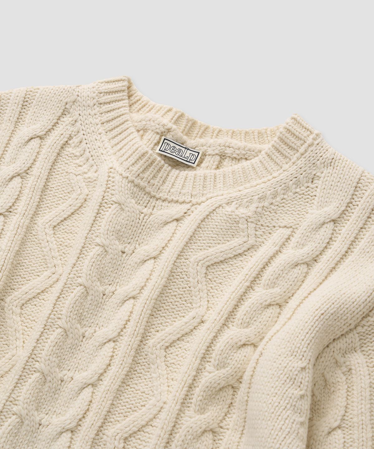 필프(PEALP) Cable Classic Knit 30(Ivory)