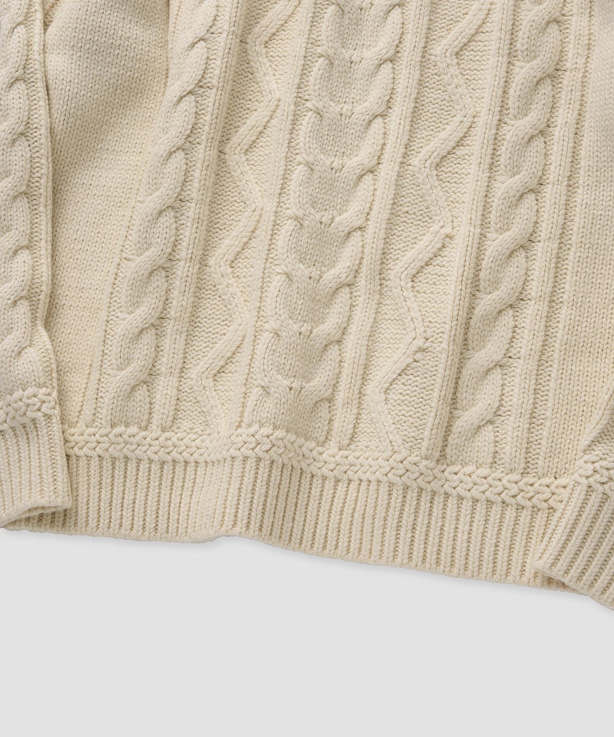 필프(PEALP) Cable Classic Knit 30(Ivory)