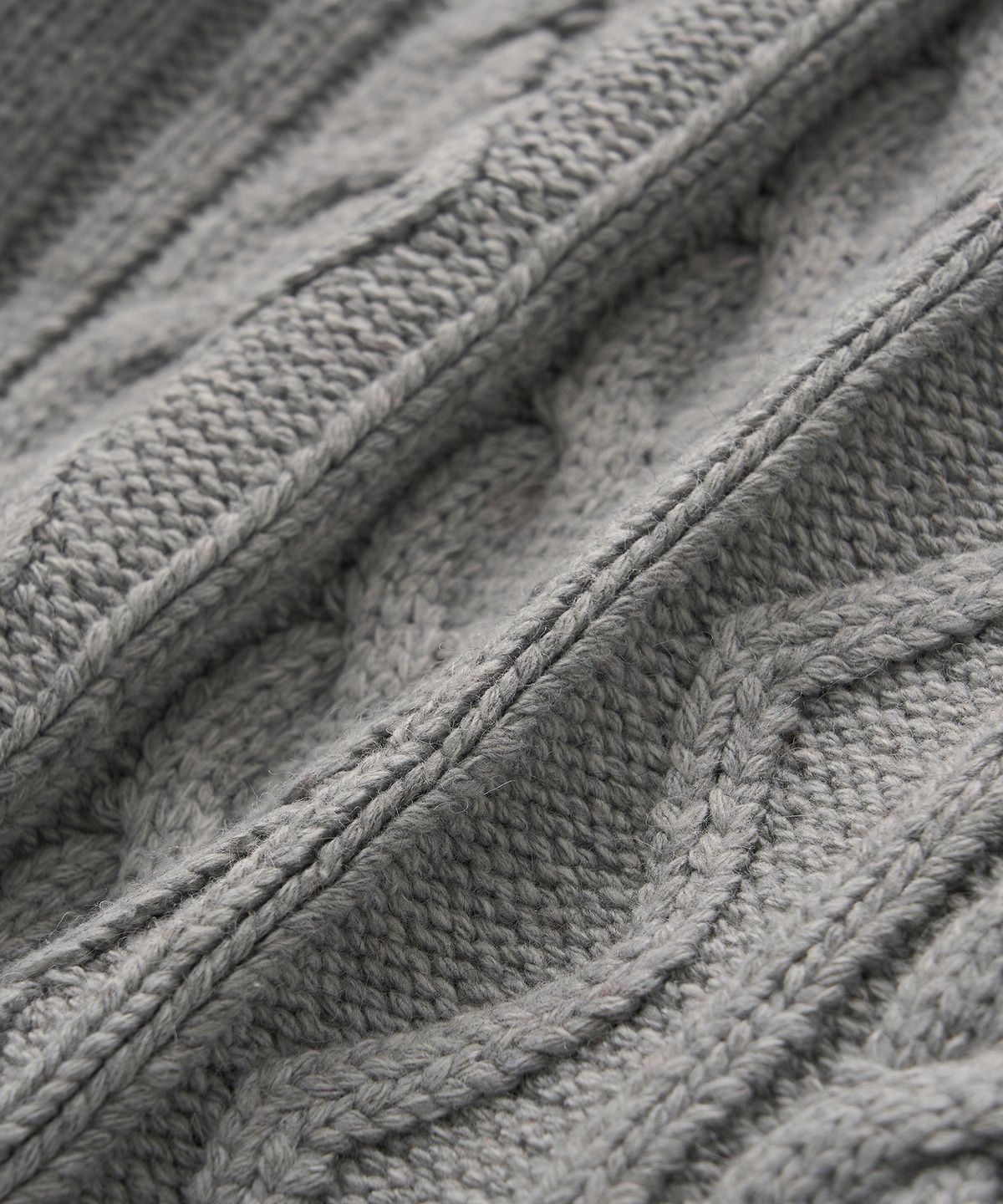 필프(PEALP) Cable Classic Knit 30(Light Gray)