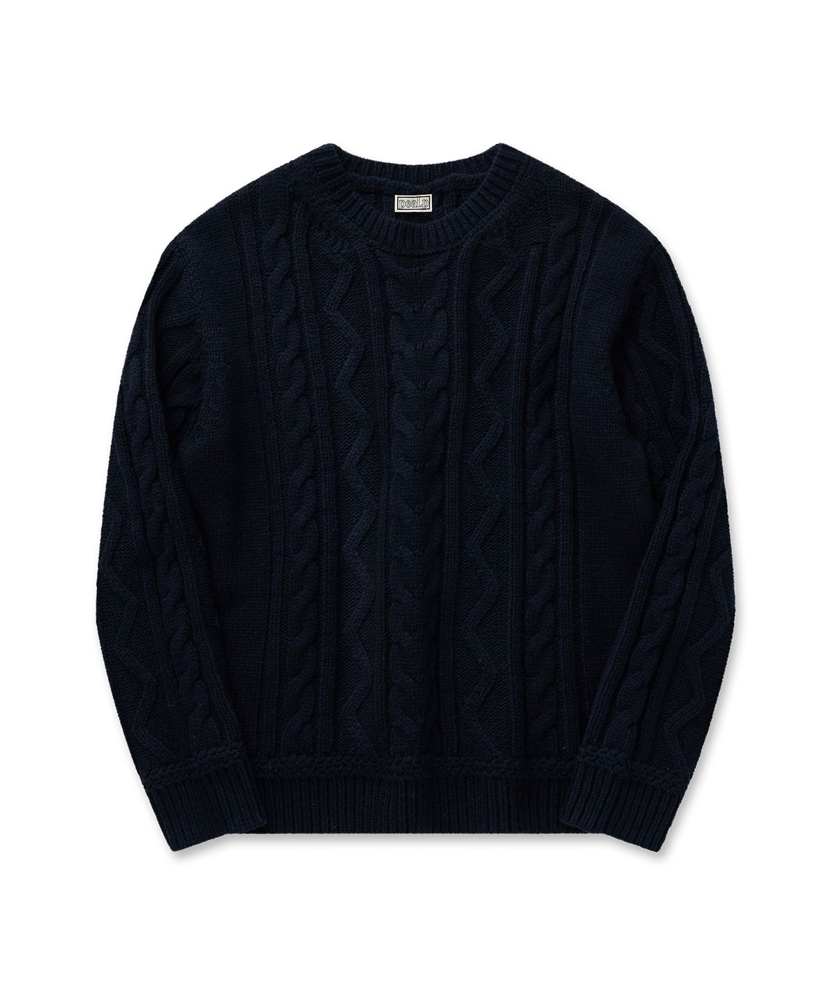 필프(PEALP) Cable Classic Knit 30(Navy)