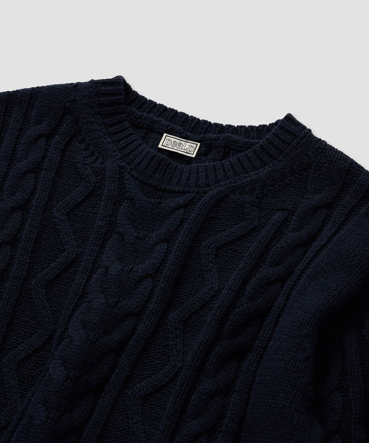 필프(PEALP) Cable Classic Knit 30(Navy)