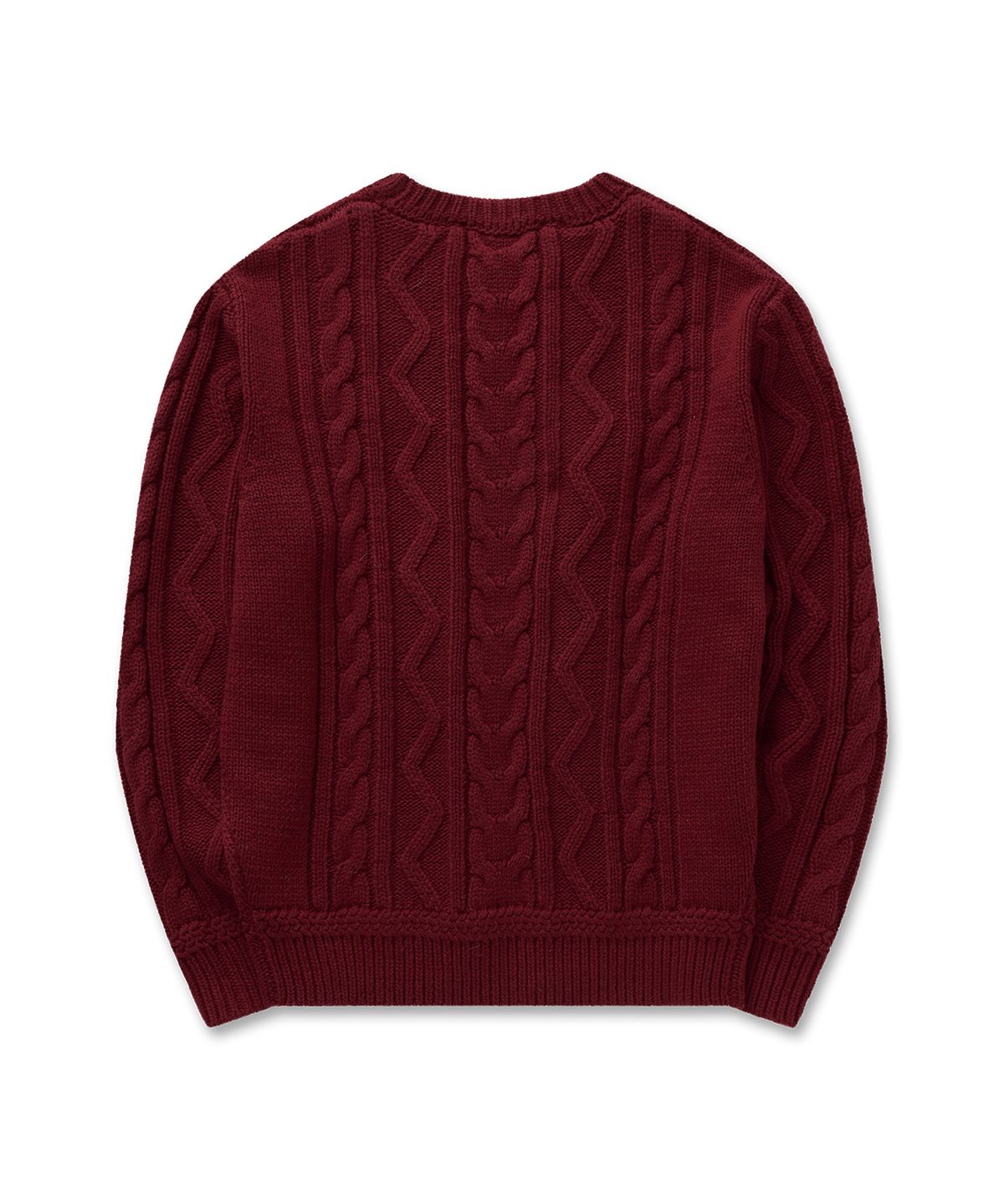 필프(PEALP) Cable Classic Knit 30(Deep Red)