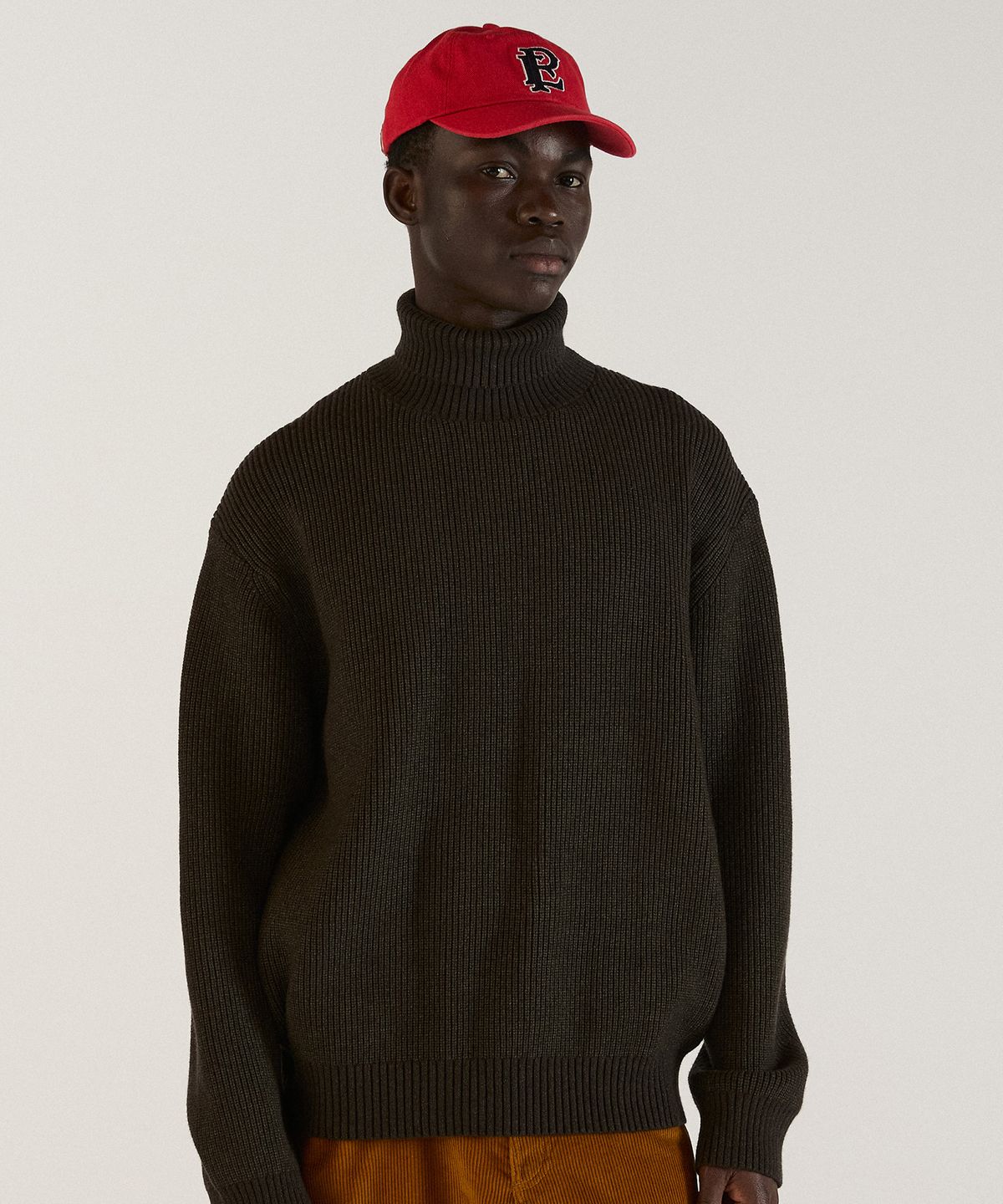 필프(PEALP) Classic Roll-Neck Knit 31(Khaki)