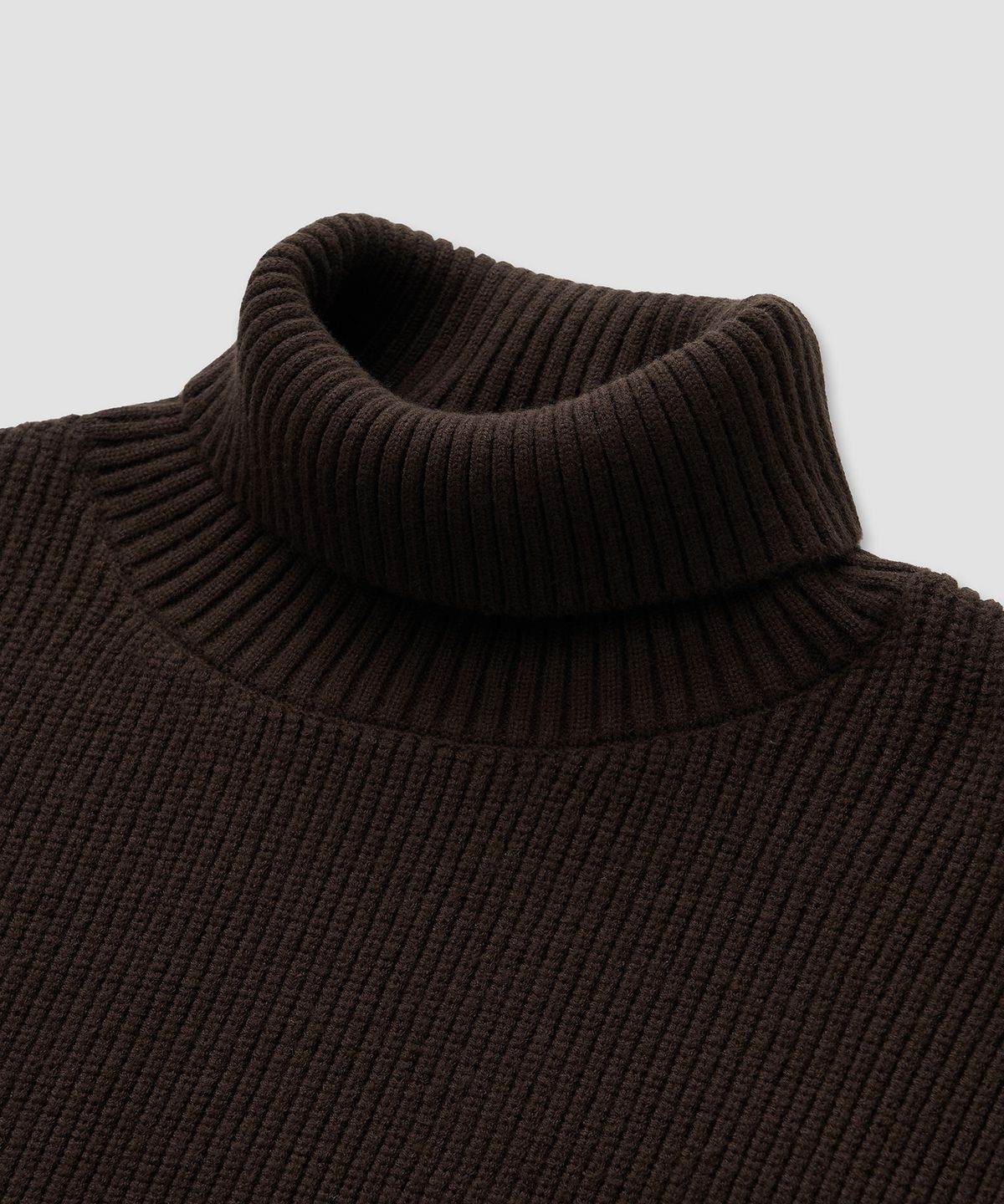 필프(PEALP) Classic Roll-Neck Knit 31(Brown)