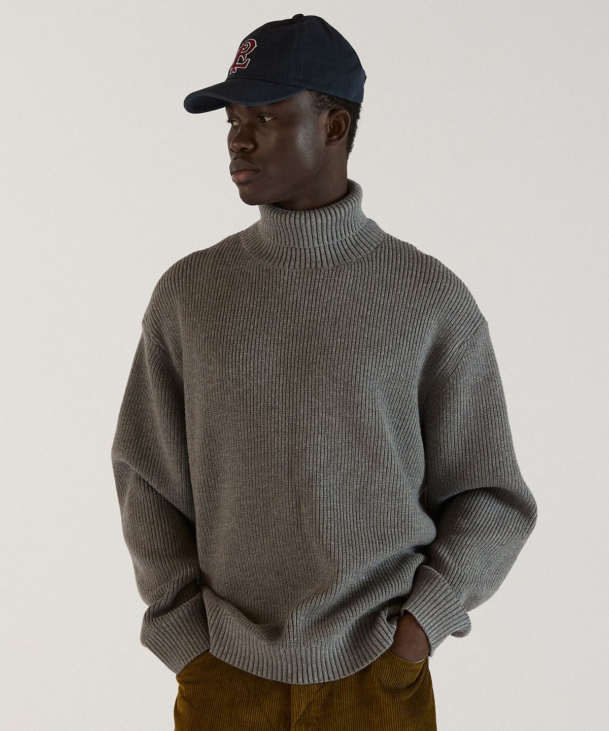 필프(PEALP) Classic Roll-Neck Knit 31(Light Gray)