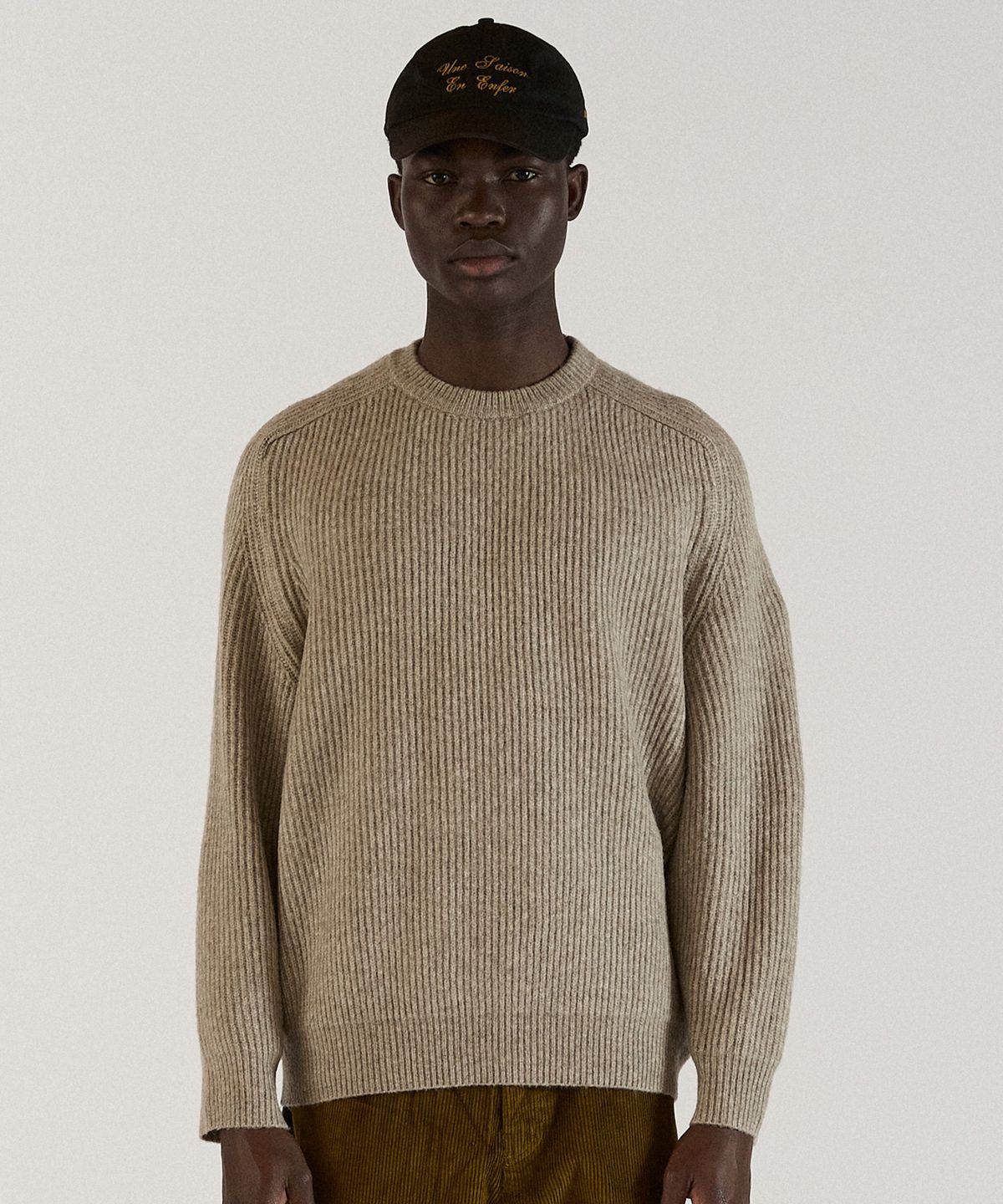 필프(PEALP) Basic Crewneck Knit 32(Oatmeal)