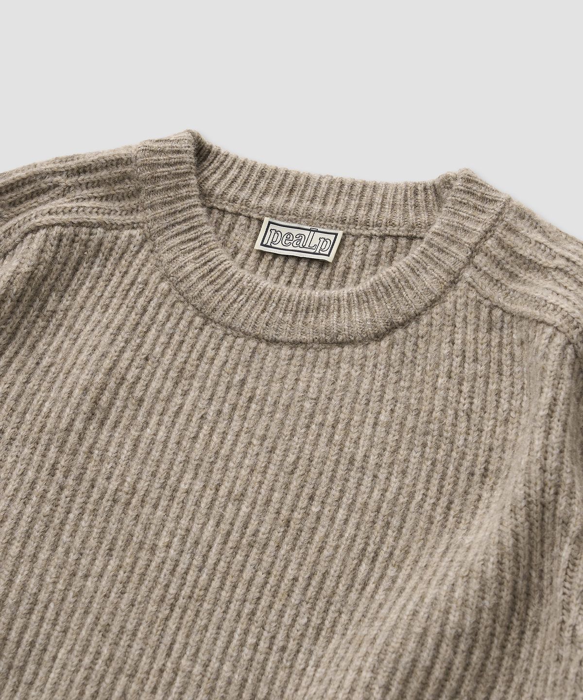 필프(PEALP) Basic Crewneck Knit 32(Oatmeal)
