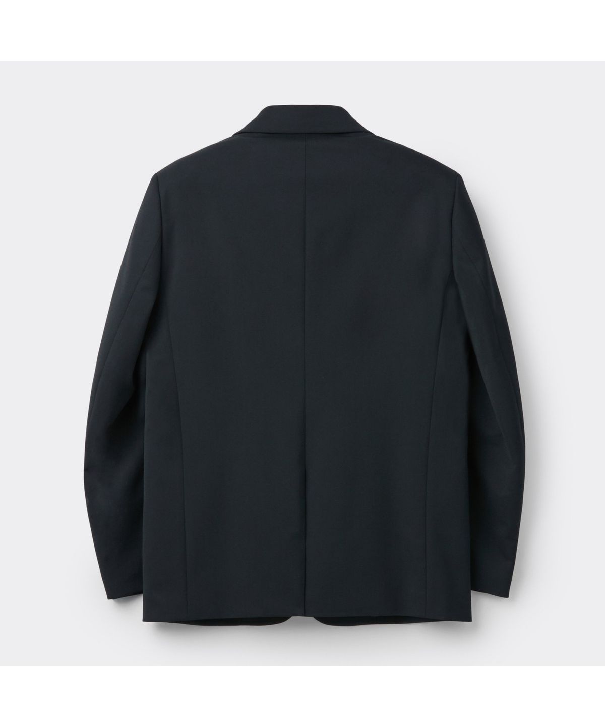 커스텀멜로우(CUSTOMELLOW) Black Relaxed Fit Wool Blended Setup Jacket CWJAW25621BKX