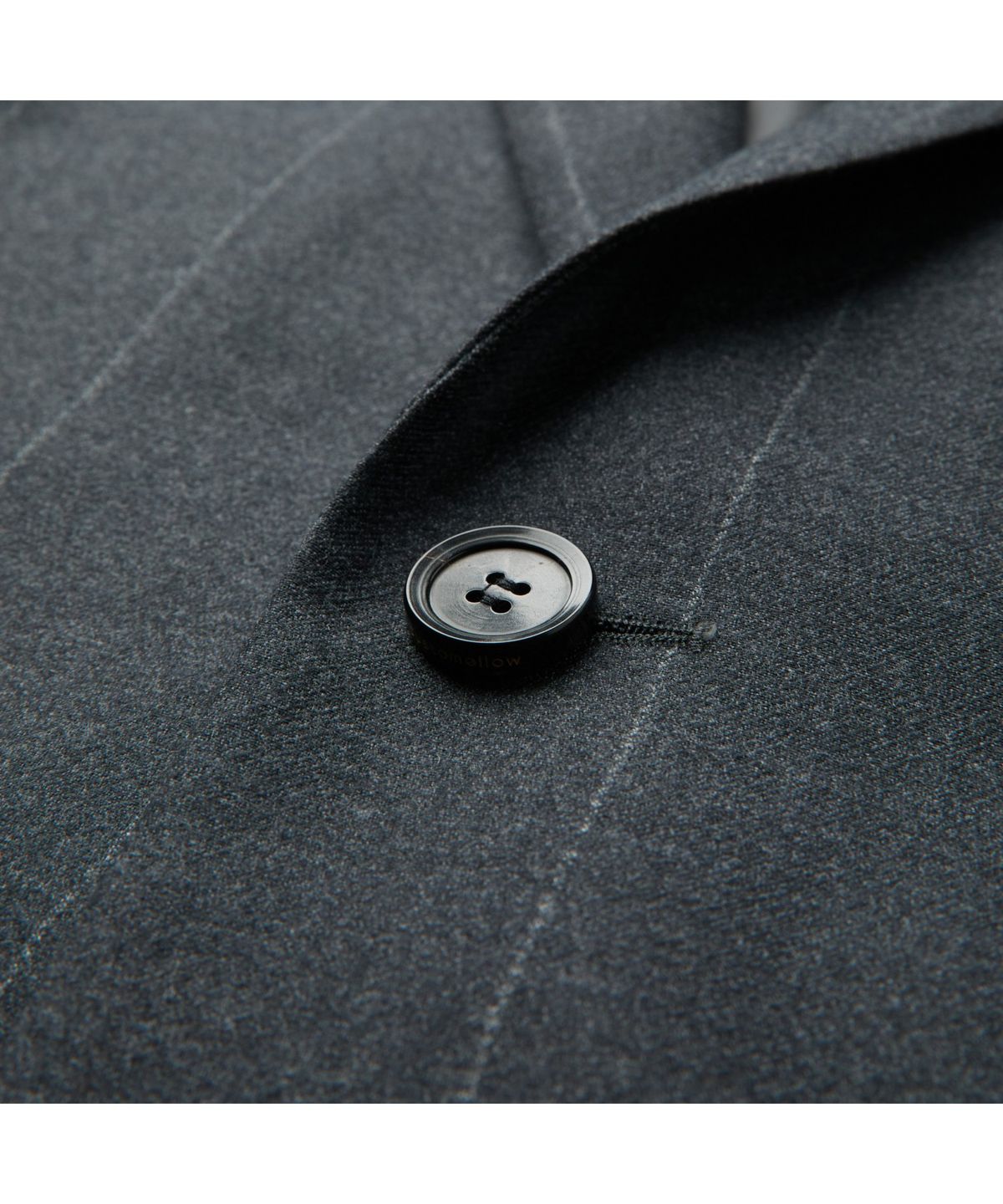 커스텀멜로우(CUSTOMELLOW) Grey Mid Length Striped Setup Jacket CWJAW25841GYD