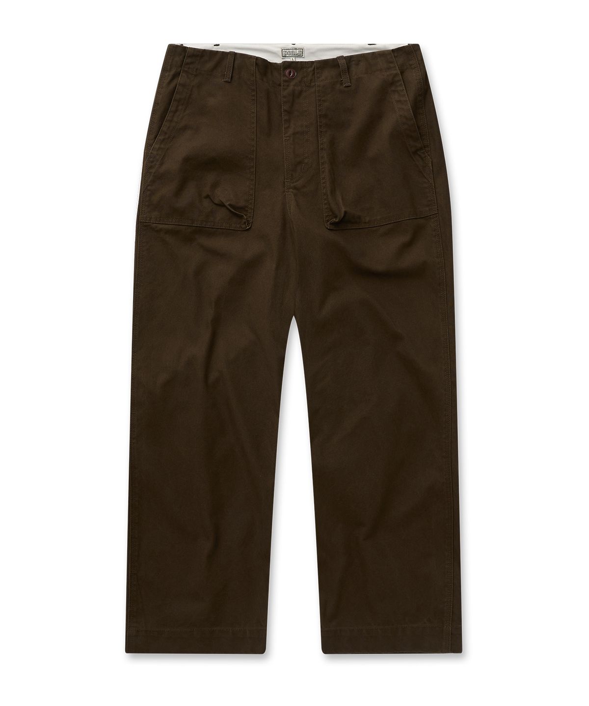 필프(PEALP) Washed Cotton Fatigue Pants 33(Brown)