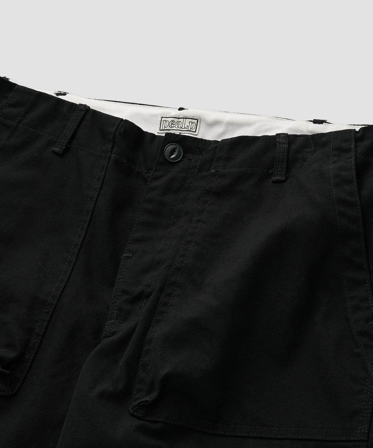필프(PEALP) Washed Cotton Fatigue Pants 33(Black)