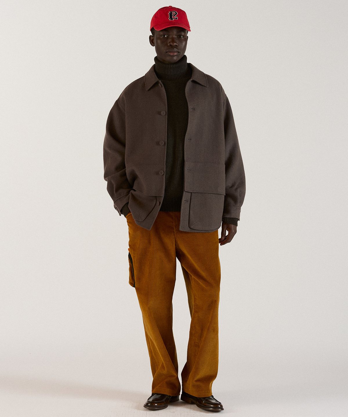필프(PEALP) Corduroy Washed Engineer Pants 34(Beige)