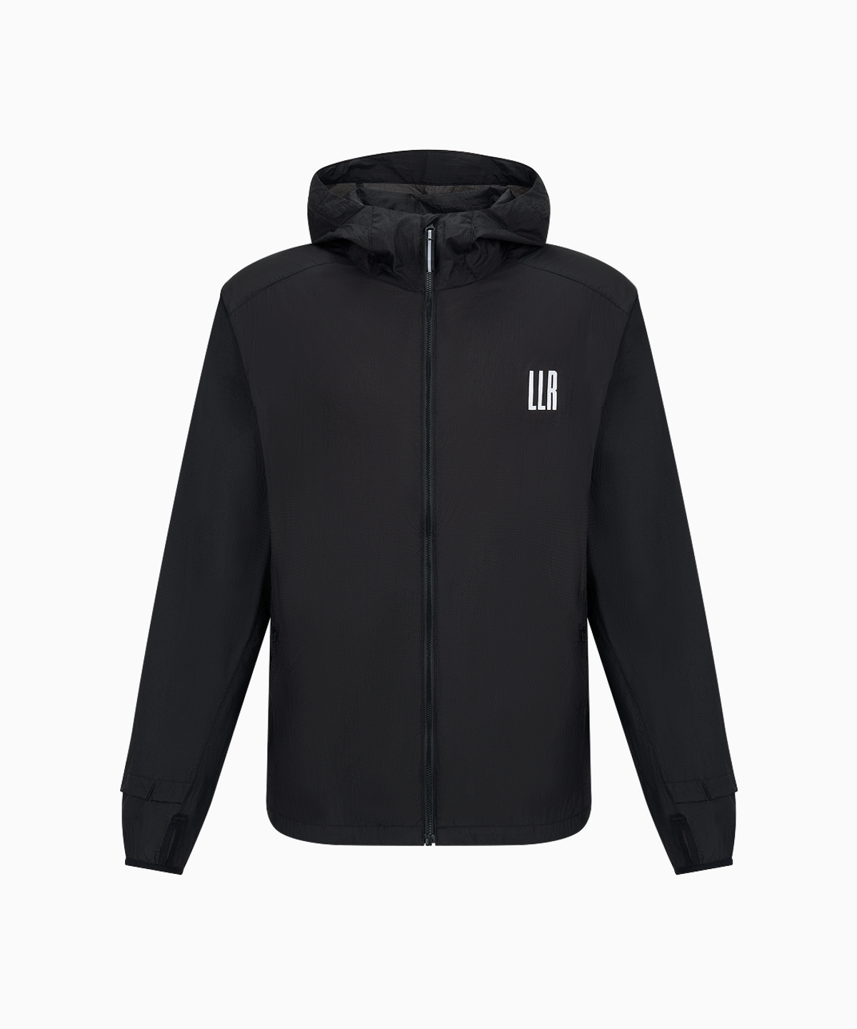 라임라잇 어패럴(LIMELIGHT APPAREL) 애슬릿 립스탑 러닝 바람막이 (블랙/화이트)