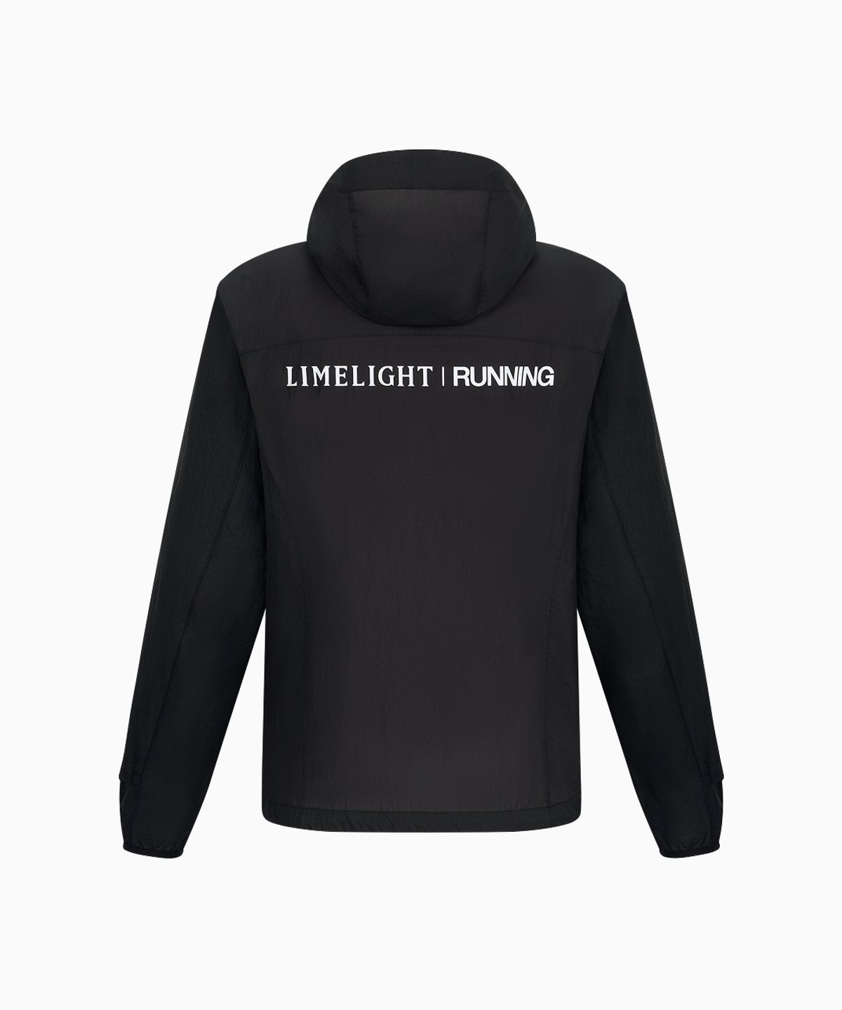 라임라잇 어패럴(LIMELIGHT APPAREL) 애슬릿 립스탑 러닝 바람막이 (블랙/화이트)