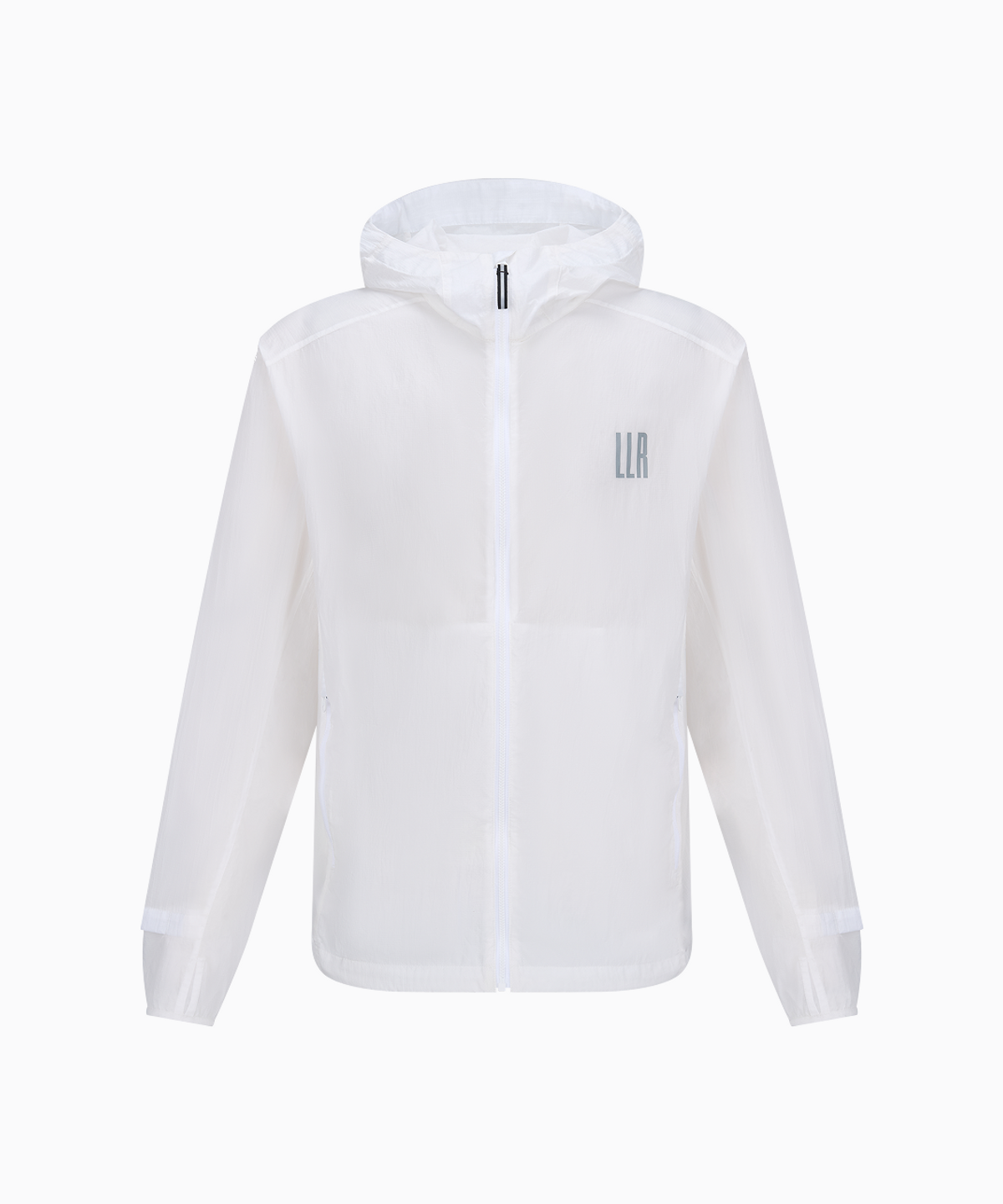 라임라잇 어패럴(LIMELIGHT APPAREL) 애슬릿 립스탑 러닝 바람막이 (화이트/그레이)