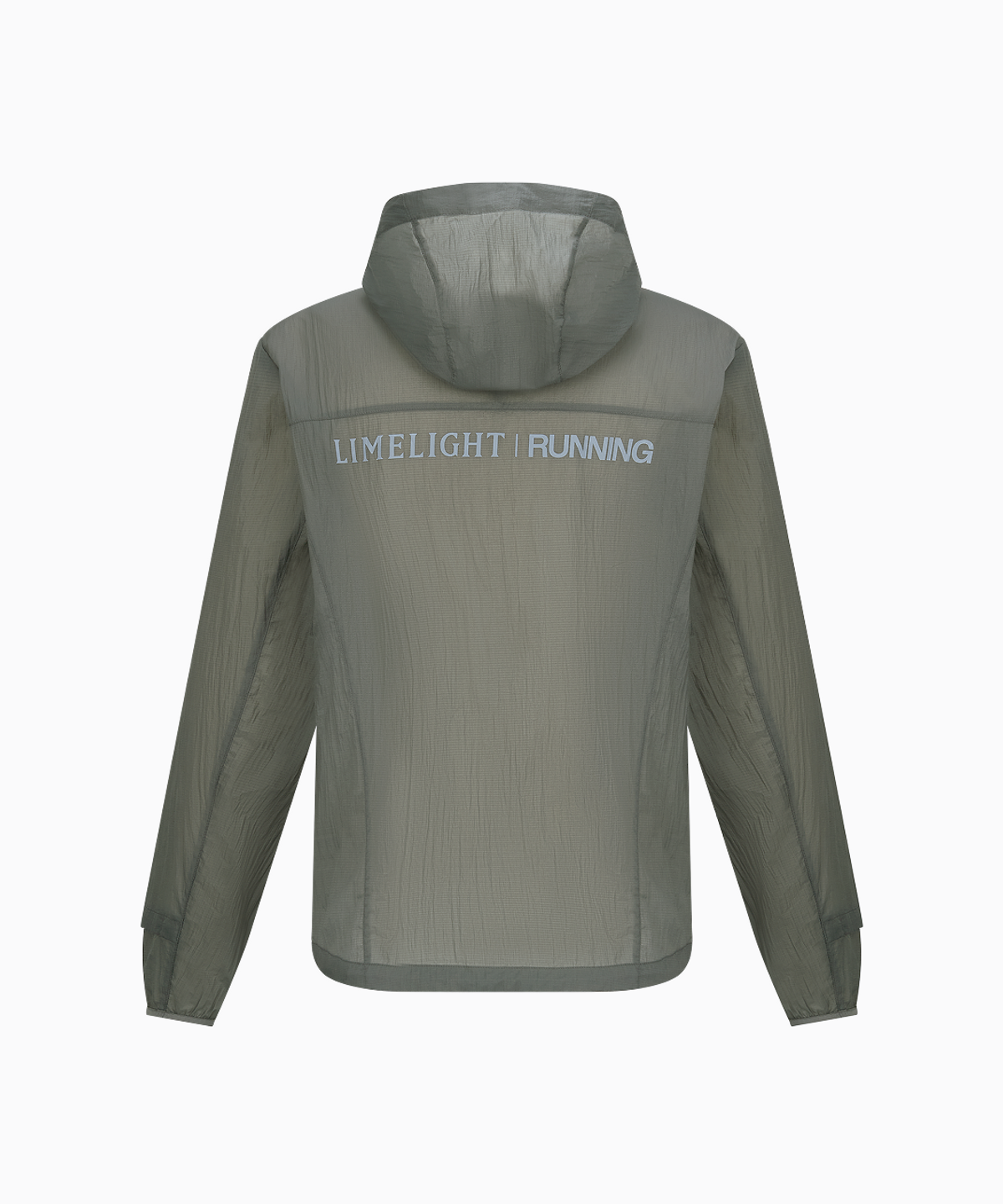 라임라잇 어패럴(LIMELIGHT APPAREL) 애슬릿 립스탑 러닝 바람막이 (세이지/그레이)