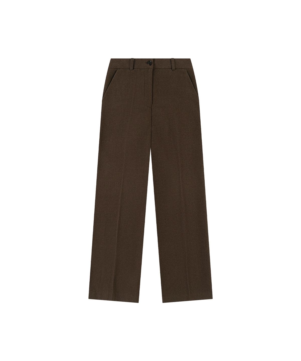 반원 아틀리에(VANONE ATELIER) P3267 에센셜 와이드 슬랙스_Brown