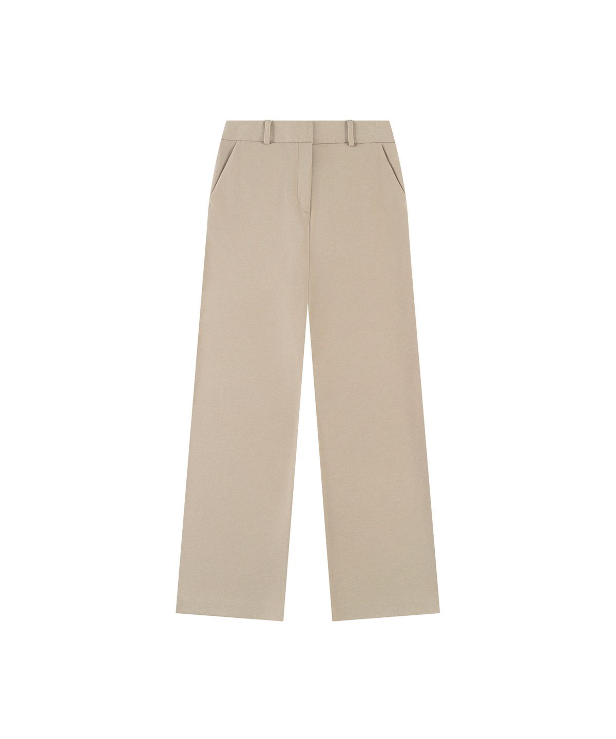반원 아틀리에(VANONE ATELIER) P3269 기모 와이드 슬랙스_Beige