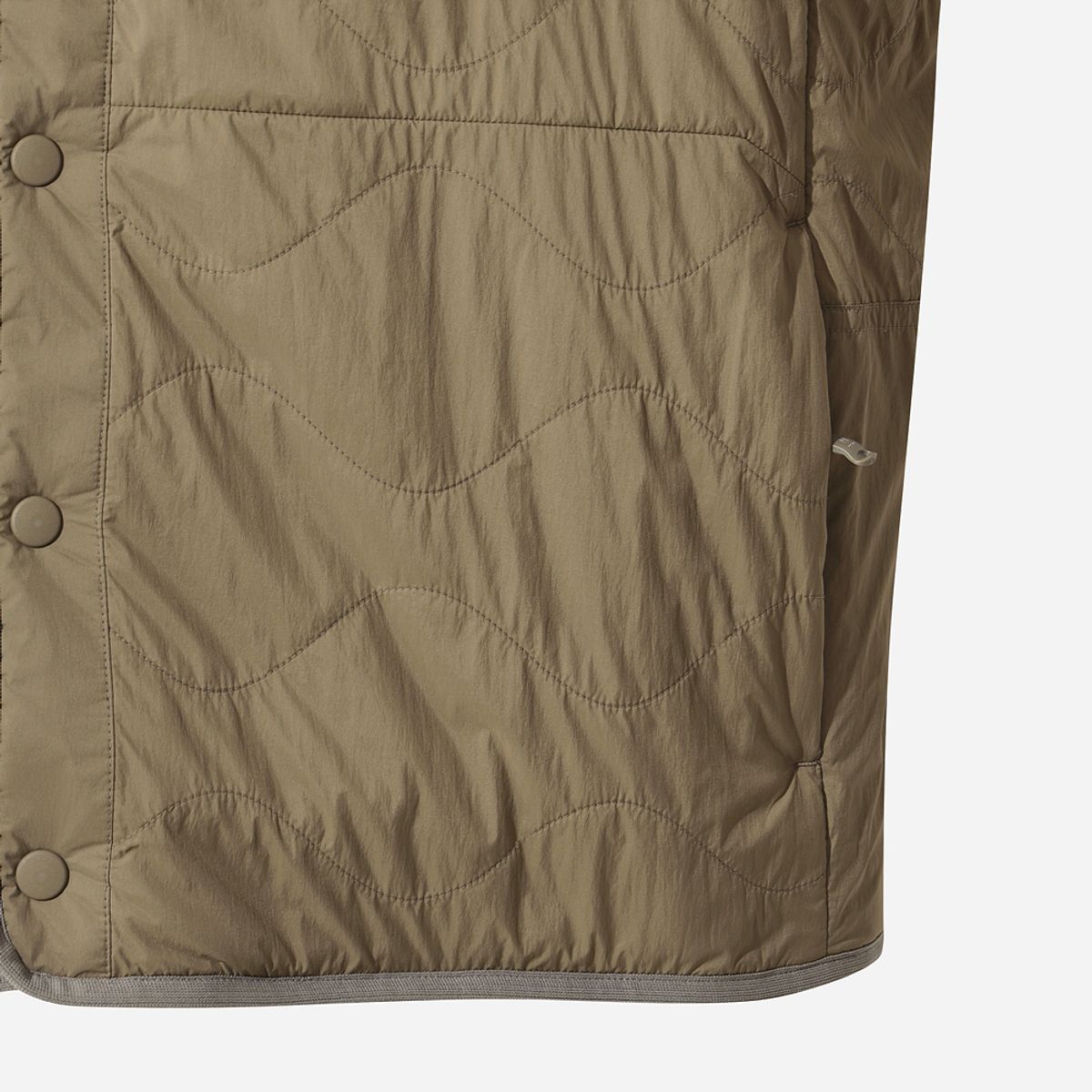 디오디(DOD) 리버웨이브 리버시블 퀼팅 자켓(DARK BEIGE)