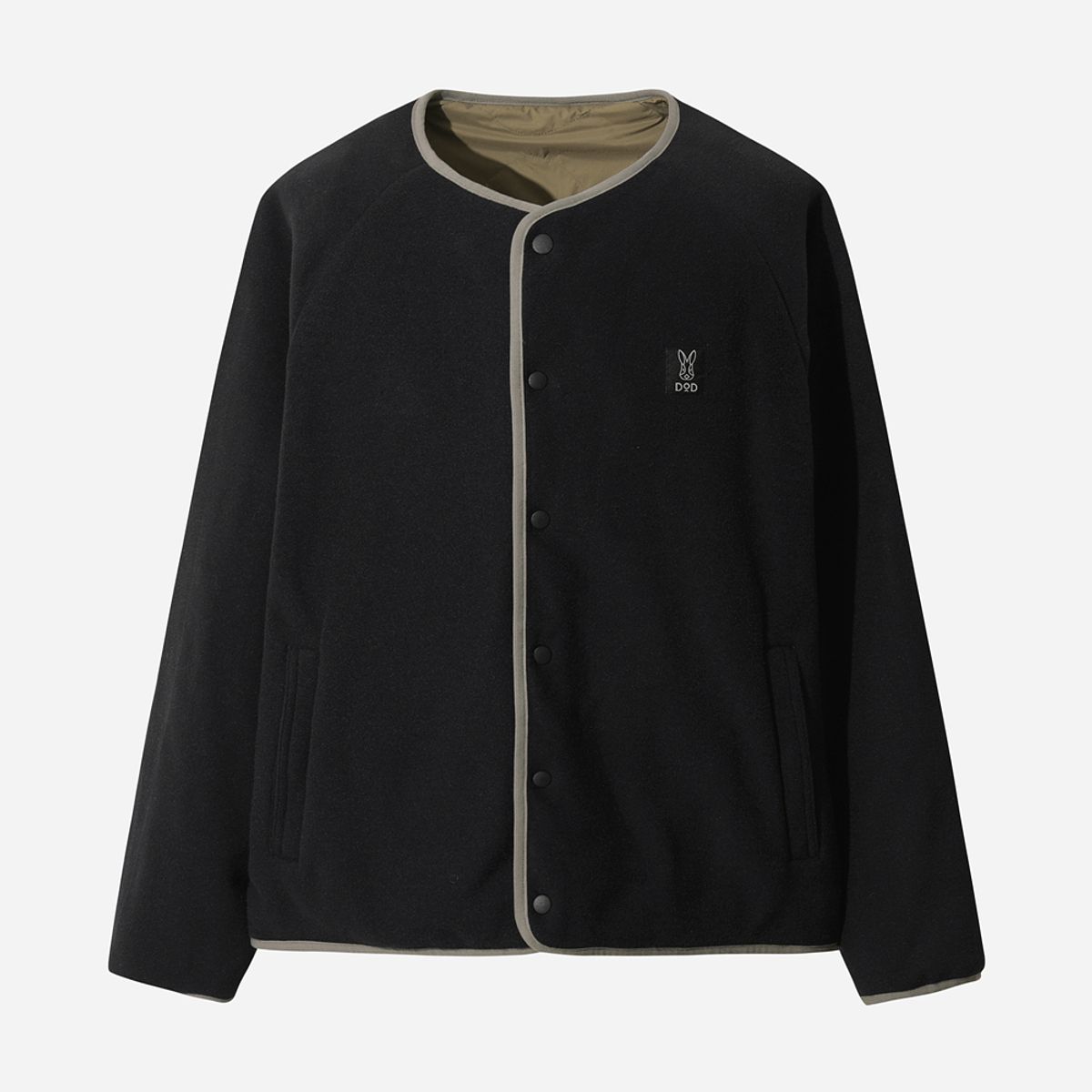 디오디(DOD) 리버웨이브 리버시블 퀼팅 자켓(DARK BEIGE)