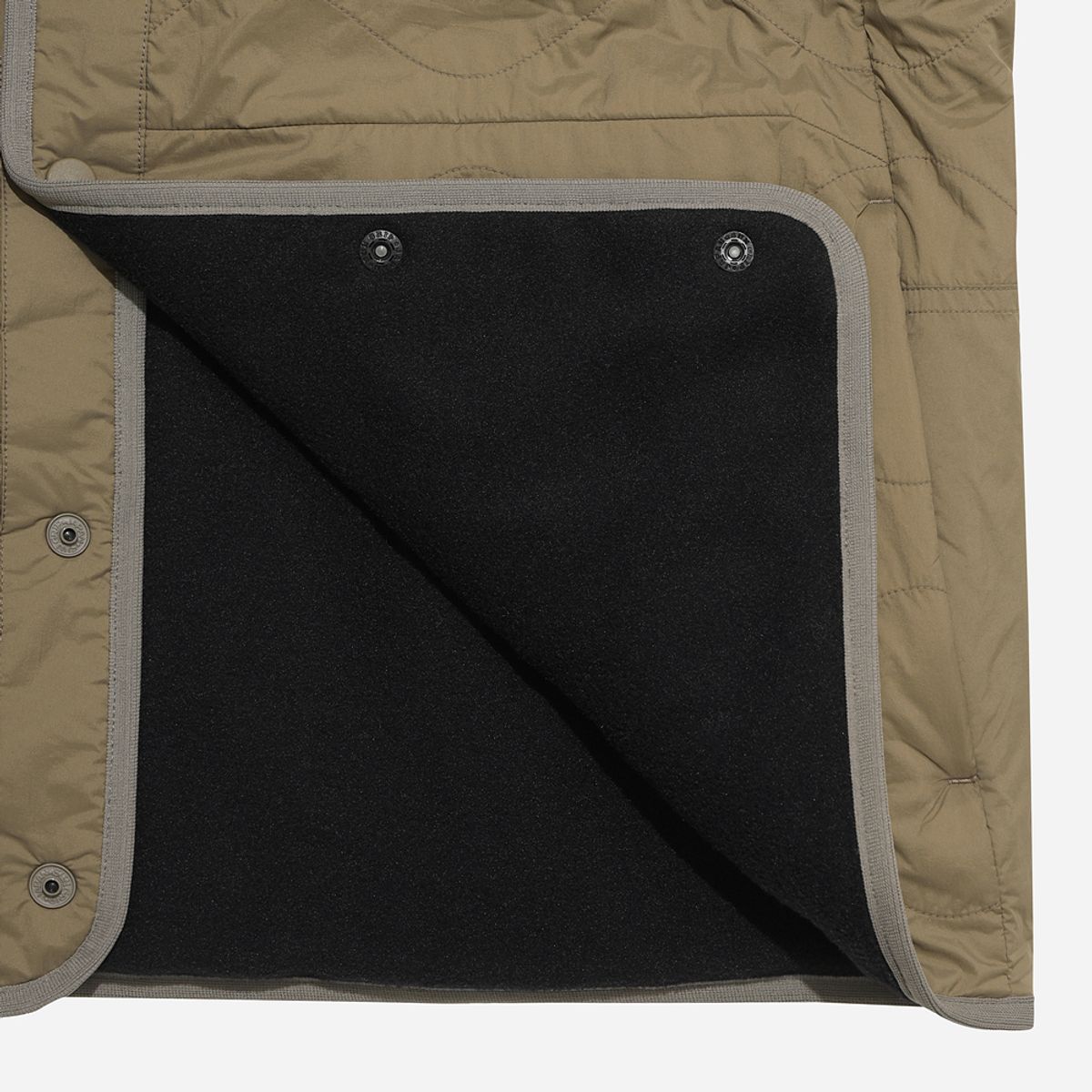 디오디(DOD) 리버웨이브 리버시블 퀼팅 자켓(DARK BEIGE)