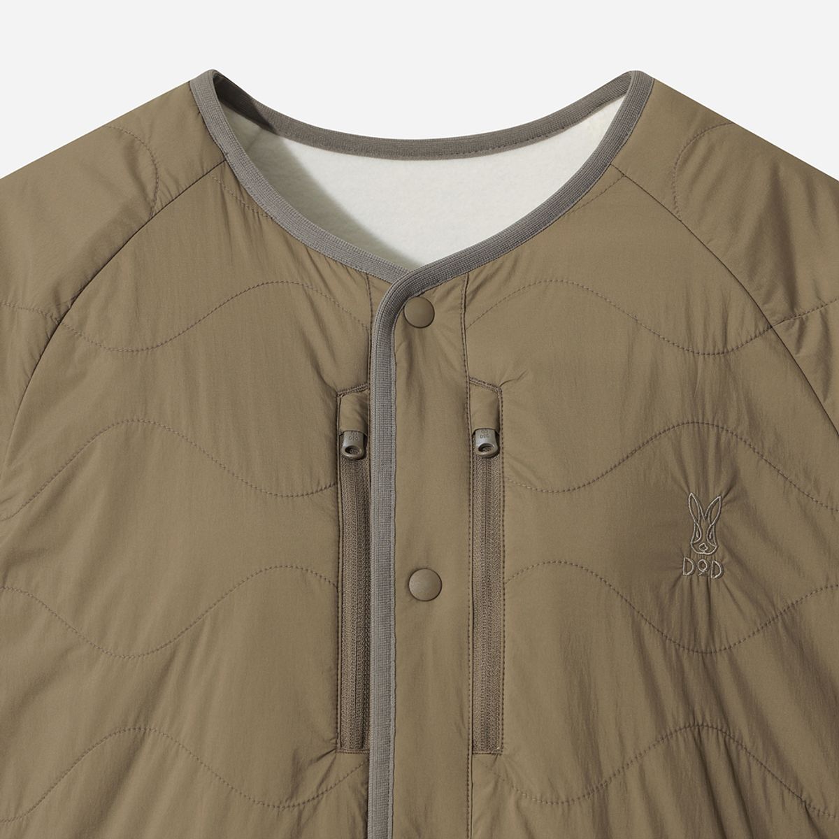 디오디(DOD) 여성) 리버웨이브 리버시블 퀼팅 자켓(DARK BEIGE)