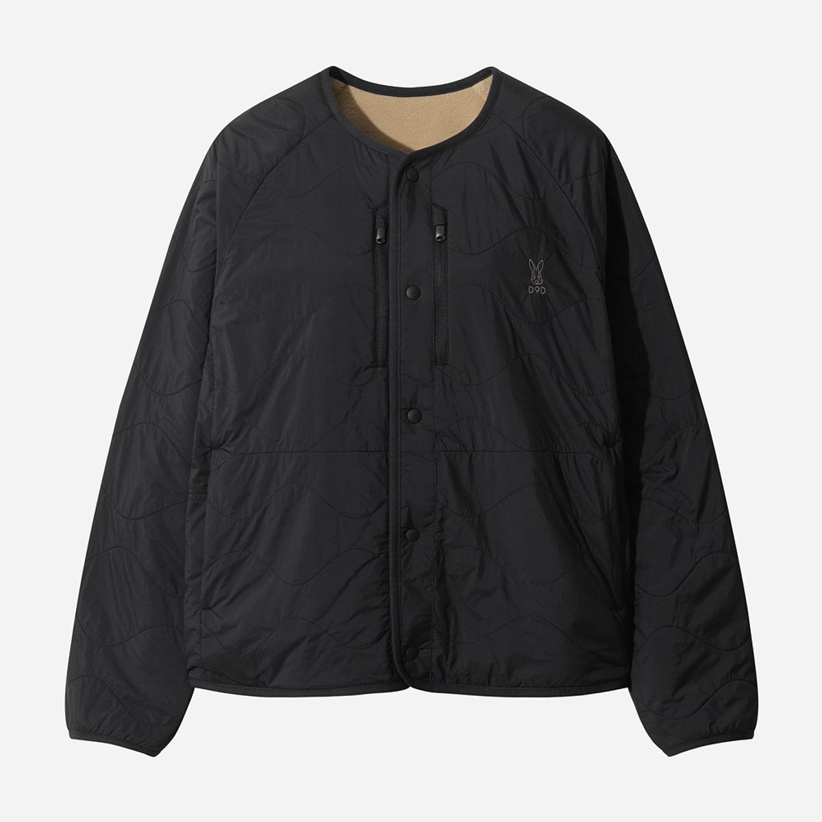디오디(DOD) 여성) 리버웨이브 리버시블 퀼팅 자켓(BLACK)