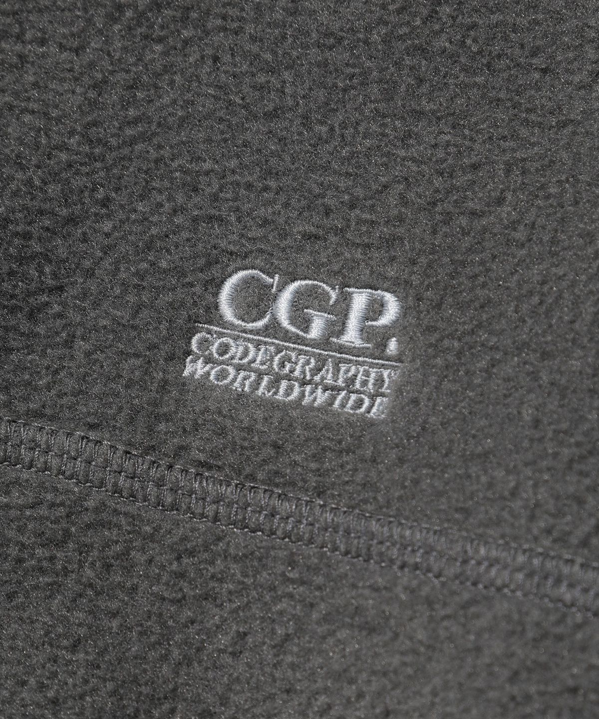 코드그라피(CGP) (우먼) 폴라플리스 하프 집업_차콜