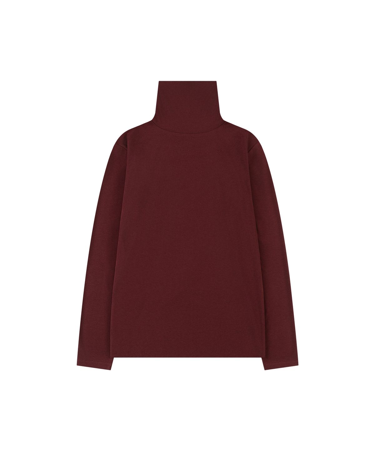반원 아틀리에(VANONE ATELIER) A3558 피네스 터틀넥 티셔츠_Wine
