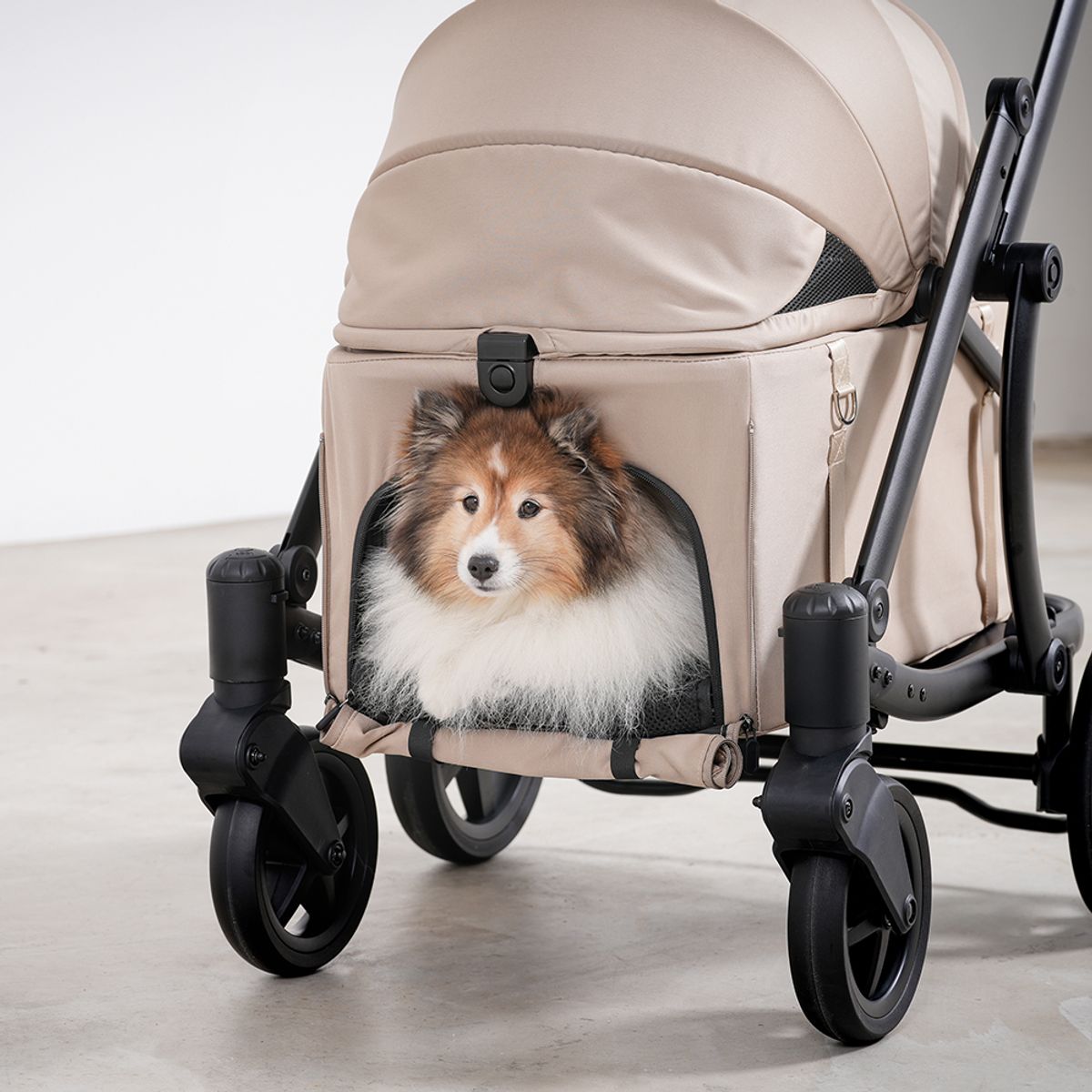 폼포라펫(POMPORAPET) 모두 웨건 강아지유모차 펫웨건 2color